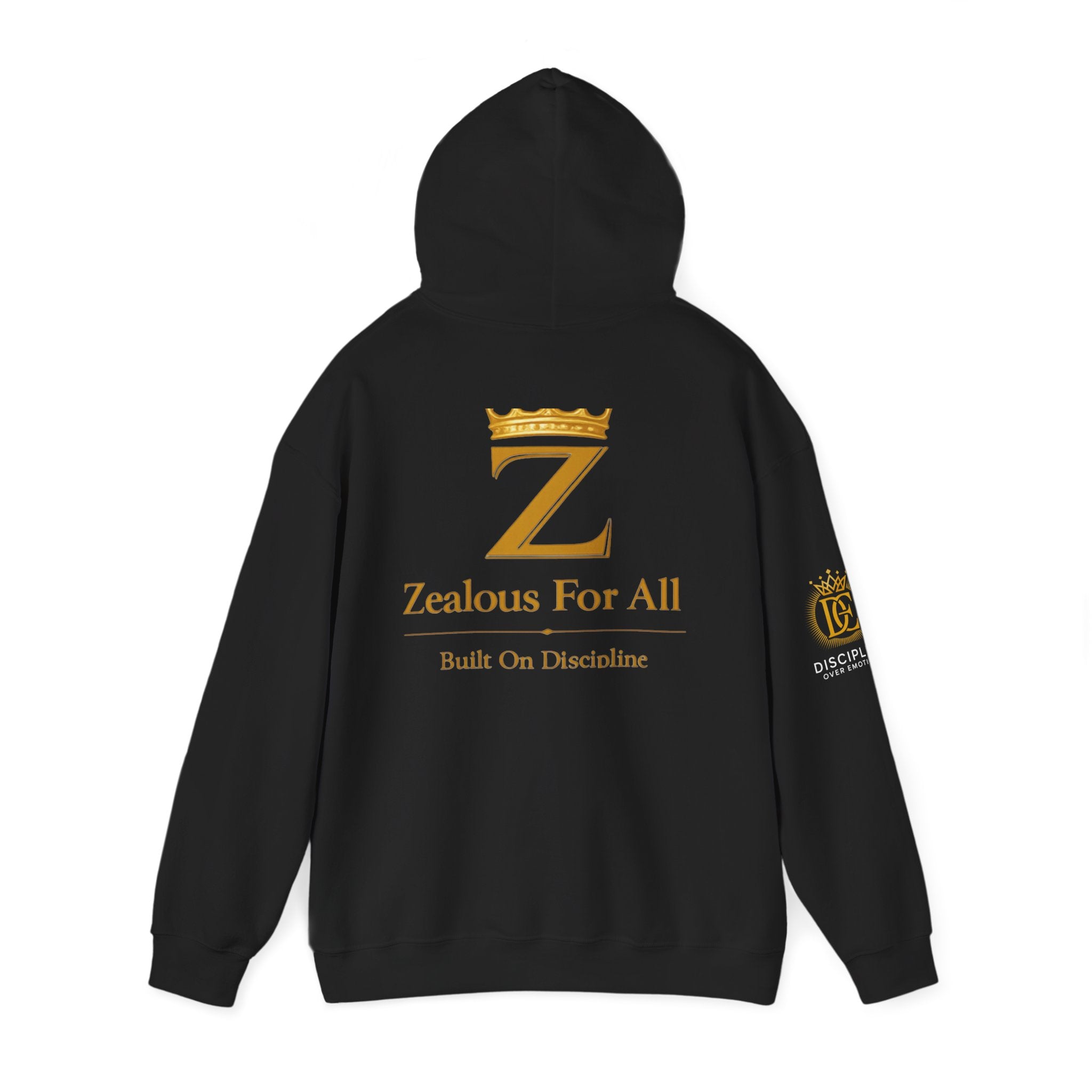 Zealous For All Crown Z Hoodie — Premium White Logo Sweatshirt - Zealous For All