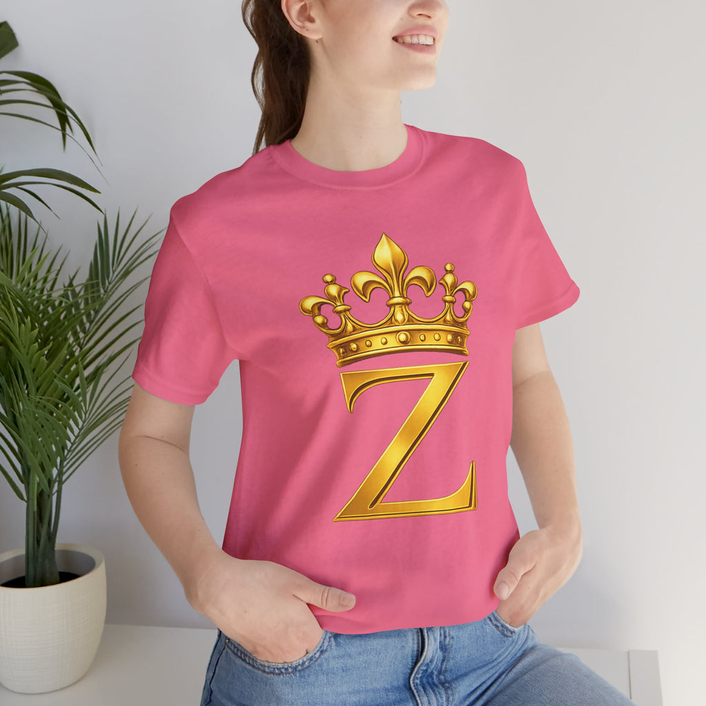 Unisex "Z" T-Shirt (Gold Logo) Printify