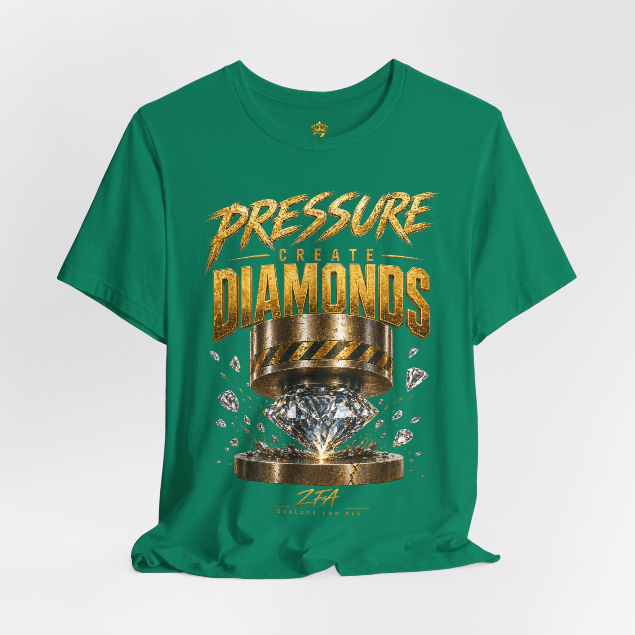 Pressure Create Diamonds T-Shirt — Motivational Graphic Tee
