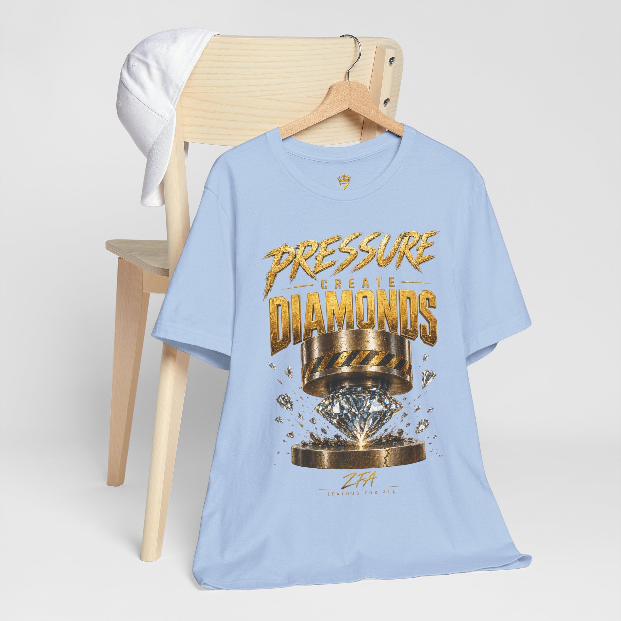Pressure Create Diamonds T-Shirt — Motivational Graphic Tee