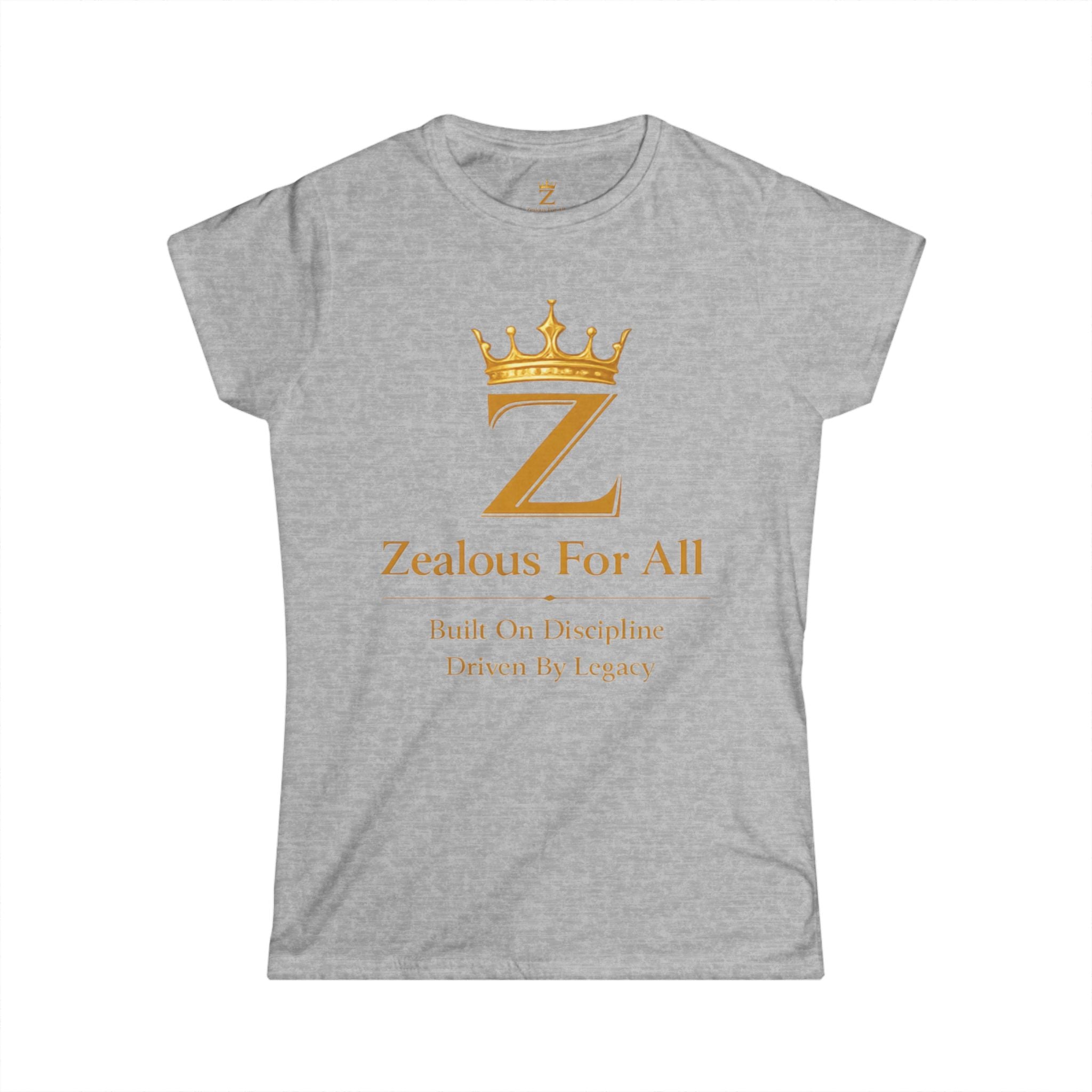 Women's Zealous For All (Gold Crown Shirt) Printify