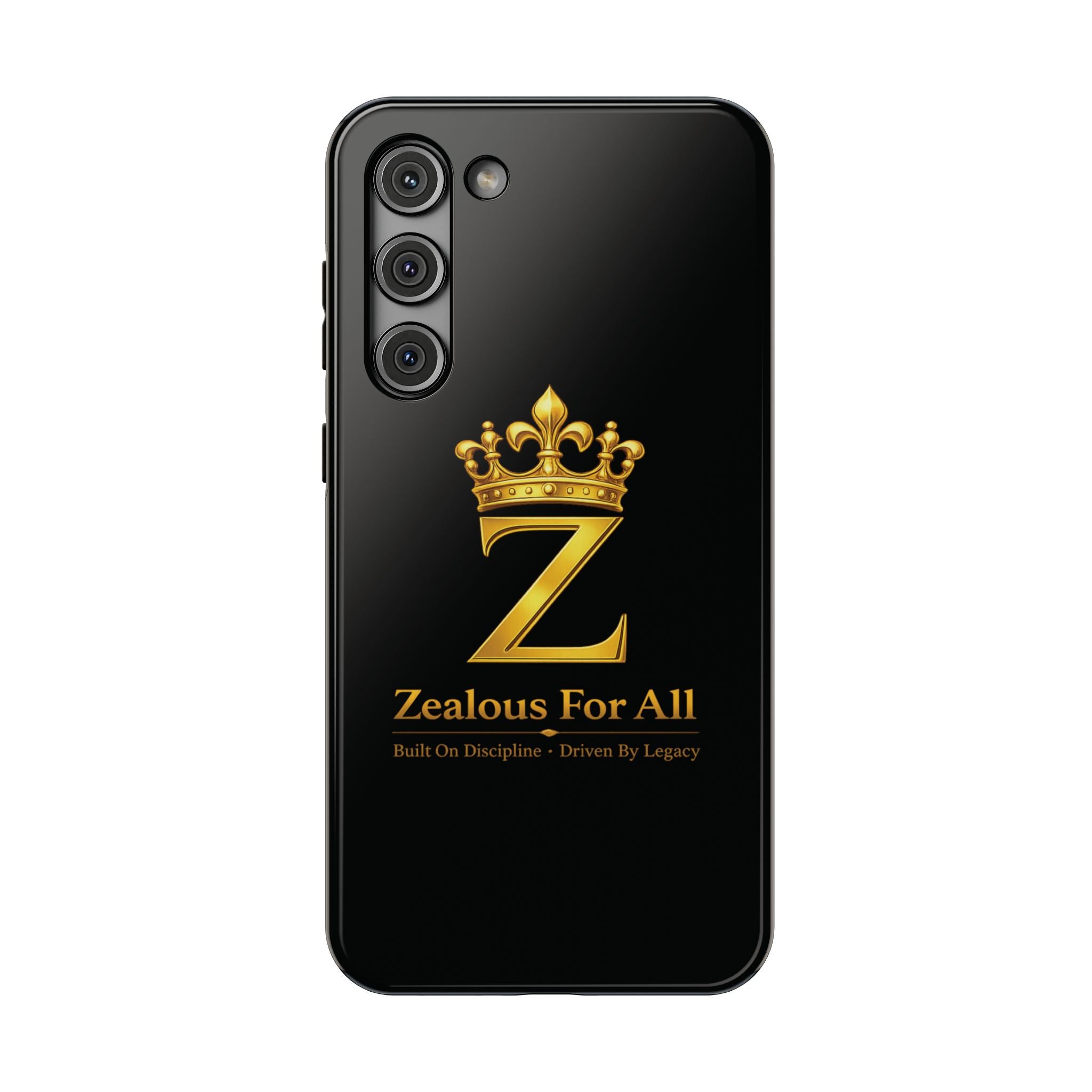 ZFA Phone Case  — "Zealous For All" Gold Crown Impact-Resistant Case Printify