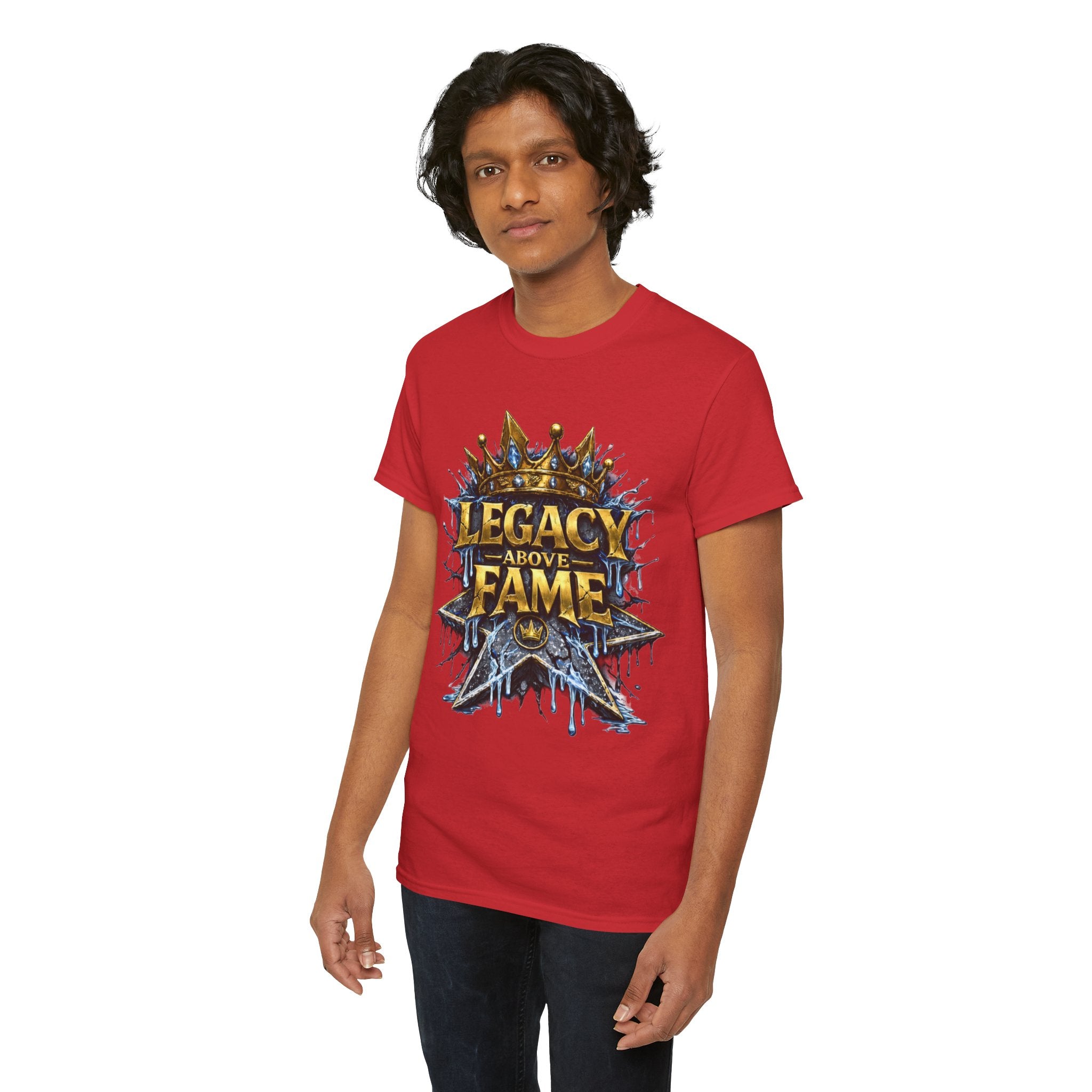 Adult Legacy Above Fame Graphic T-Shirt (Icy Blue Drip) - Zealous For All