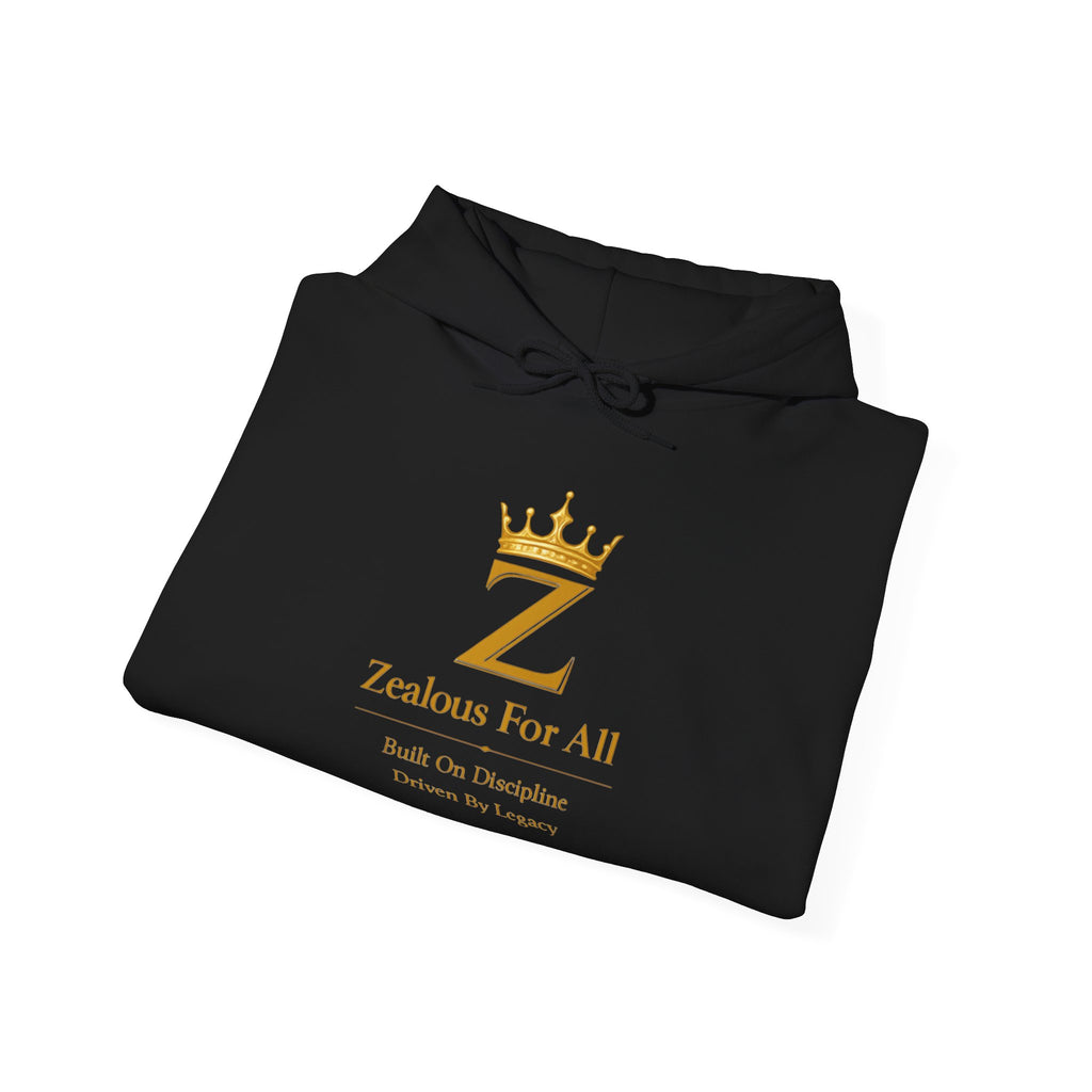 Zealous For All Hoodie — Gold Logo - Zealous For All