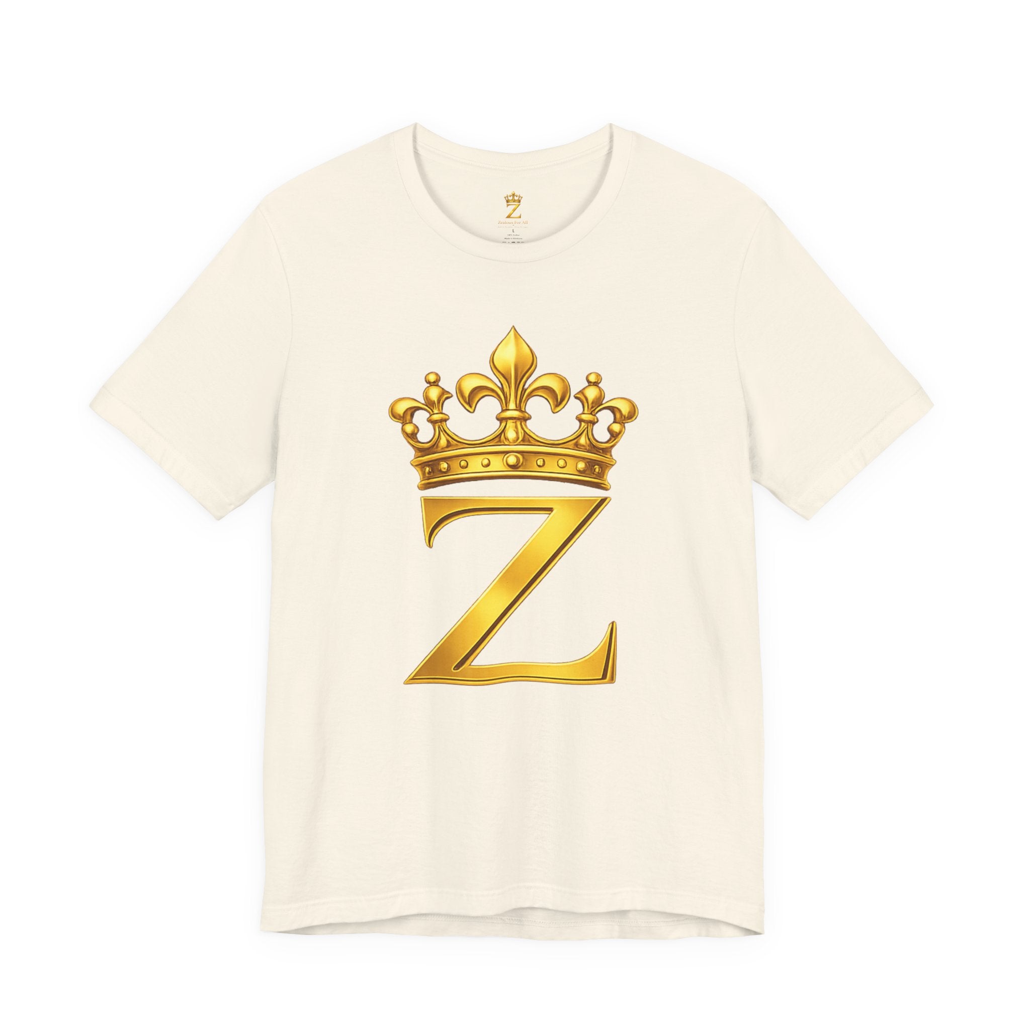 Unisex "Z" T-Shirt (Gold Logo) Printify