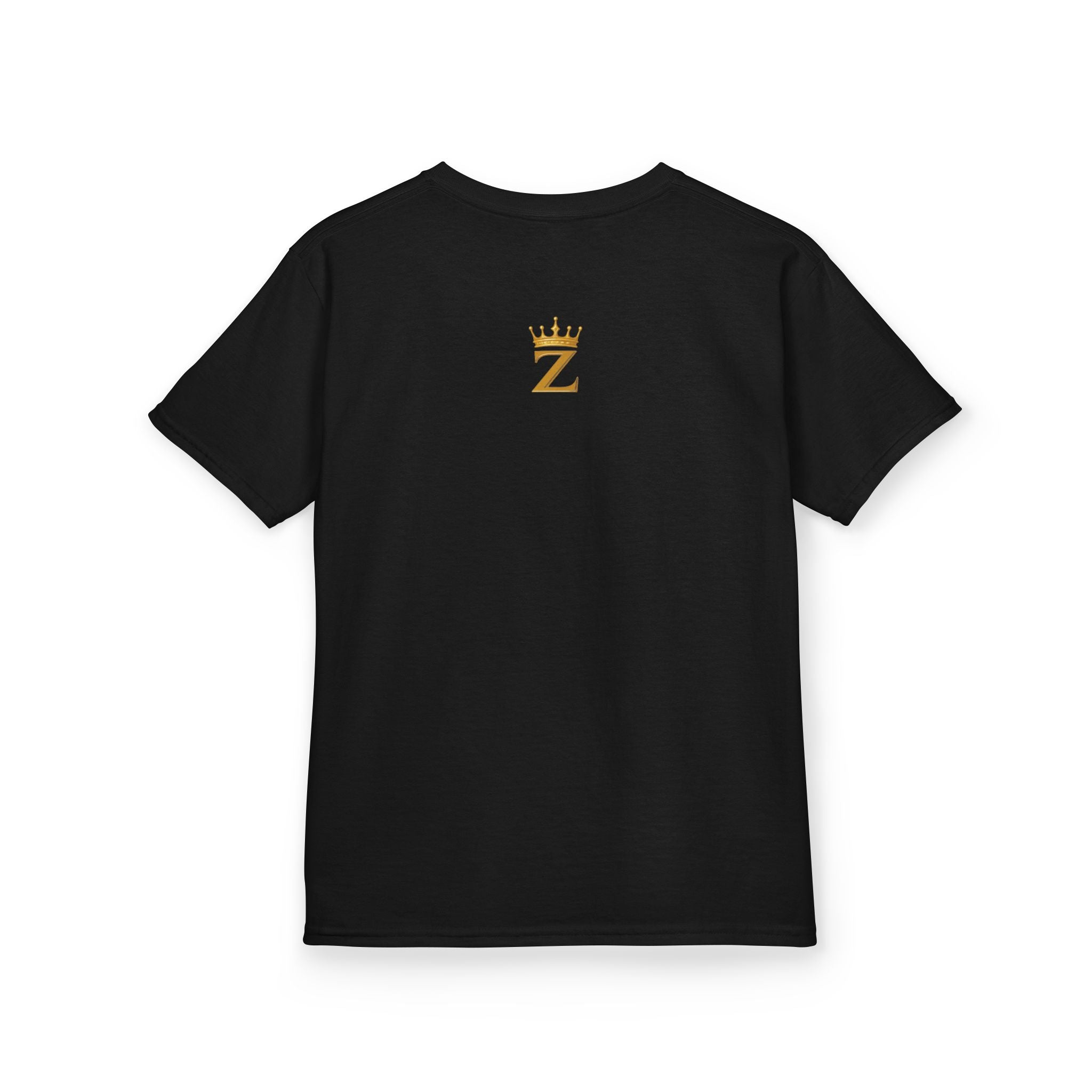 Kids Zealous For All T-Shirt Drop 01 — Gold Logo Kids Tee Printify