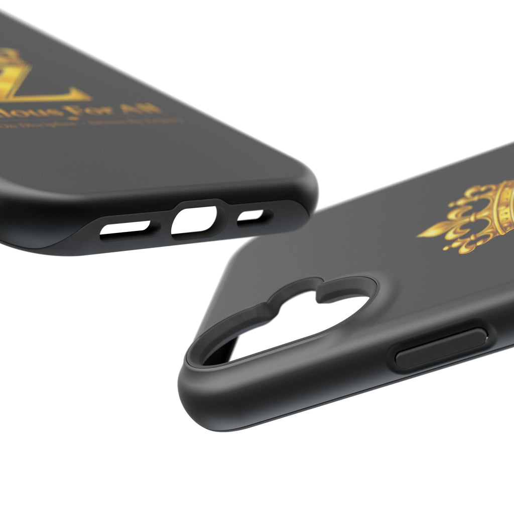ZFA Phone Case  — "Zealous For All" Gold Crown Impact-Resistant Case Printify