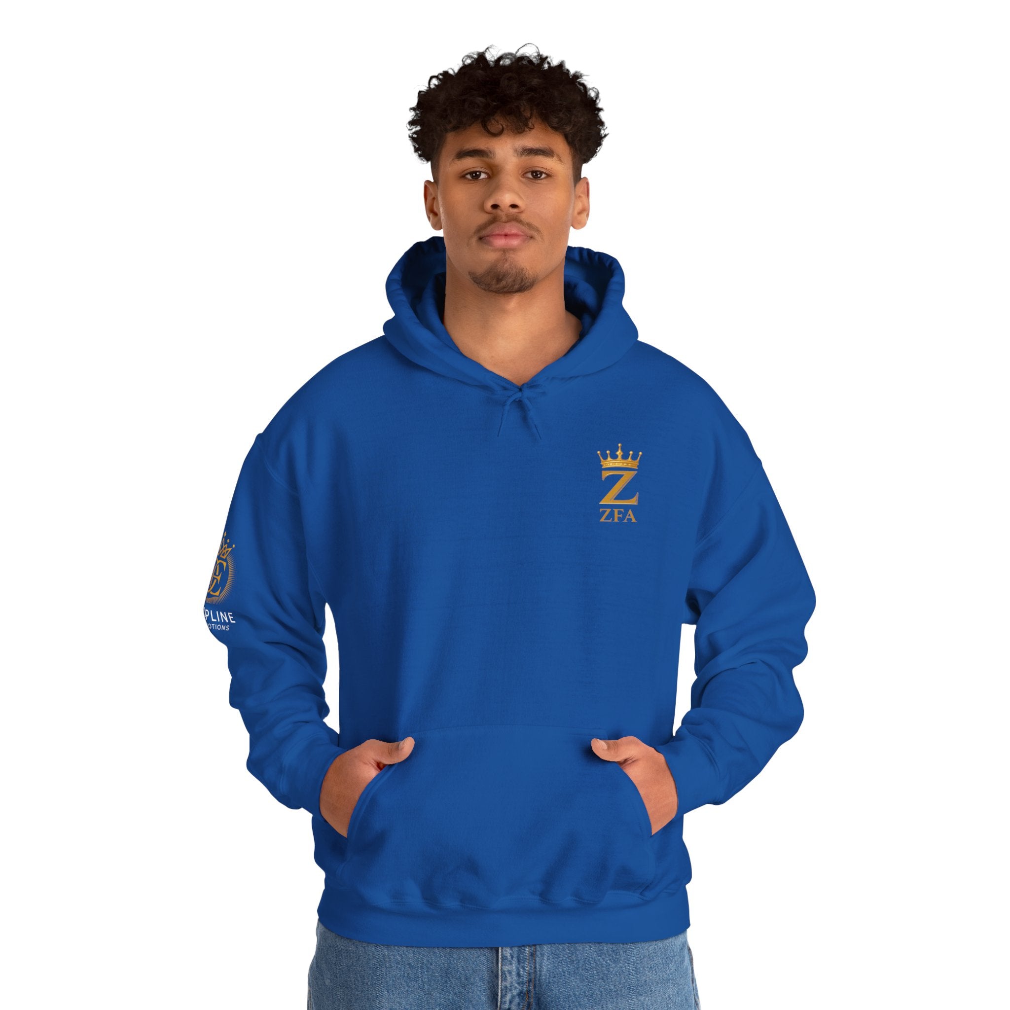Zealous For All Crown Z Hoodie — Premium White Logo Sweatshirt - Zealous For All
