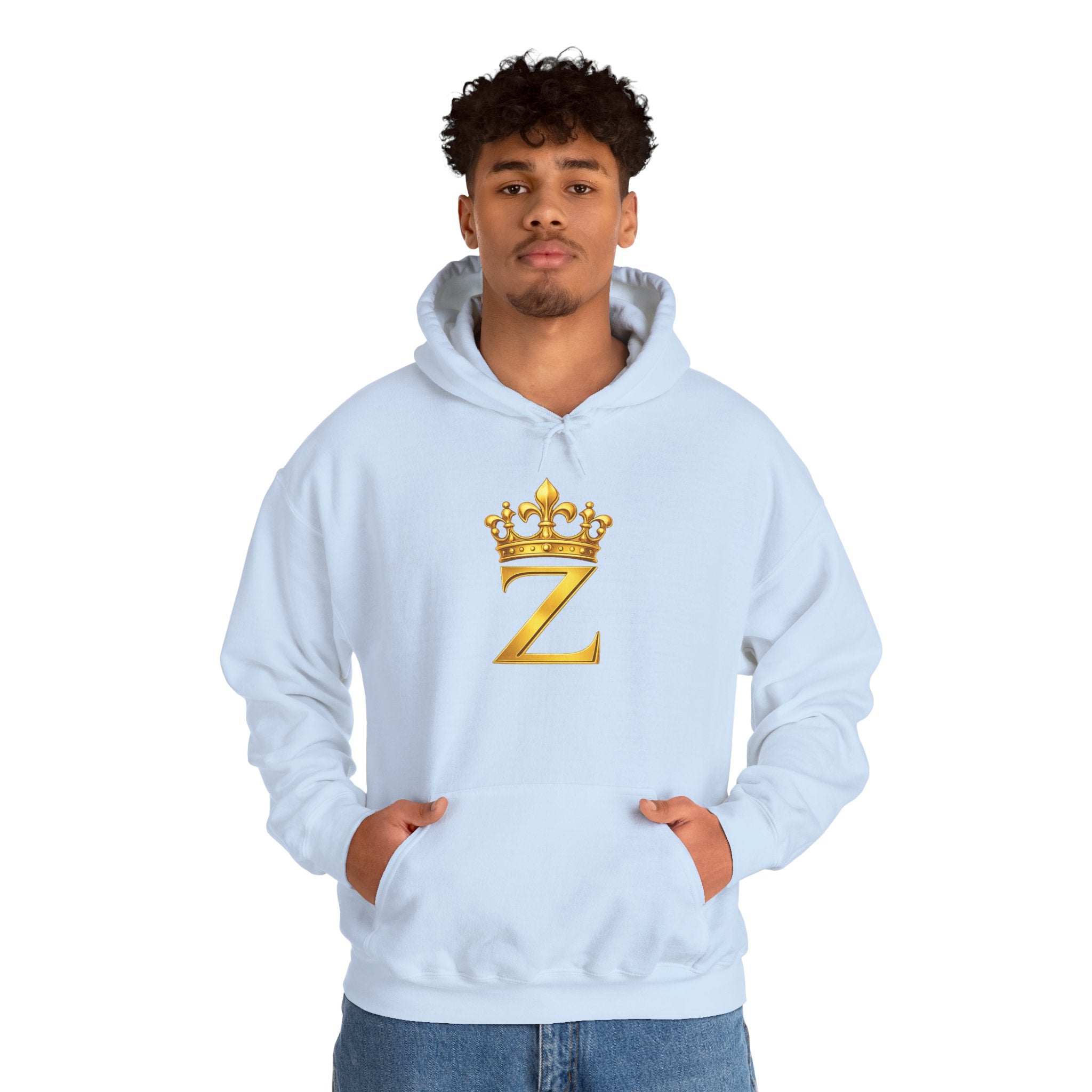 Zealous For All Hoodie — Gold Logo Printify