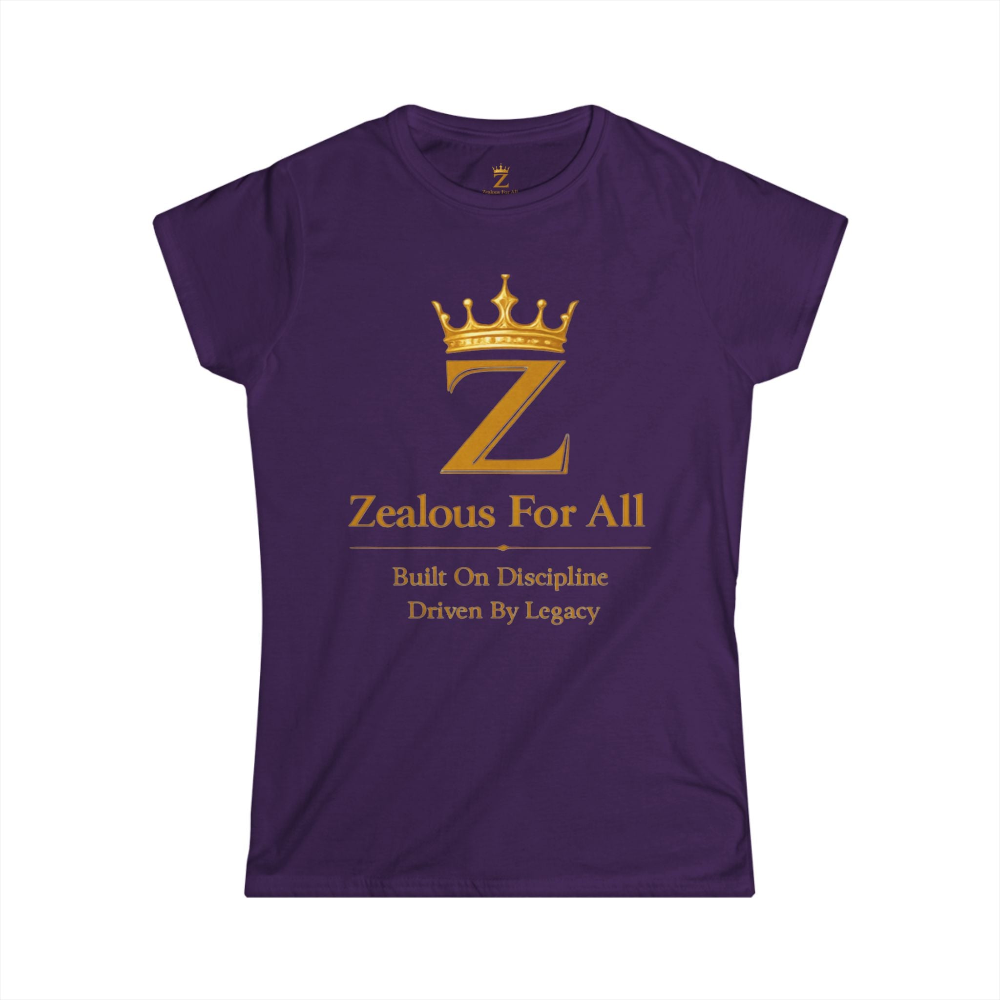 Women's Zealous For All (Gold Crown Shirt) Printify