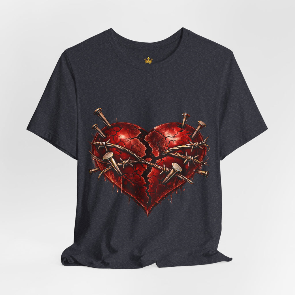 Red Heart T-Shirt (Discipline Over Emotions)