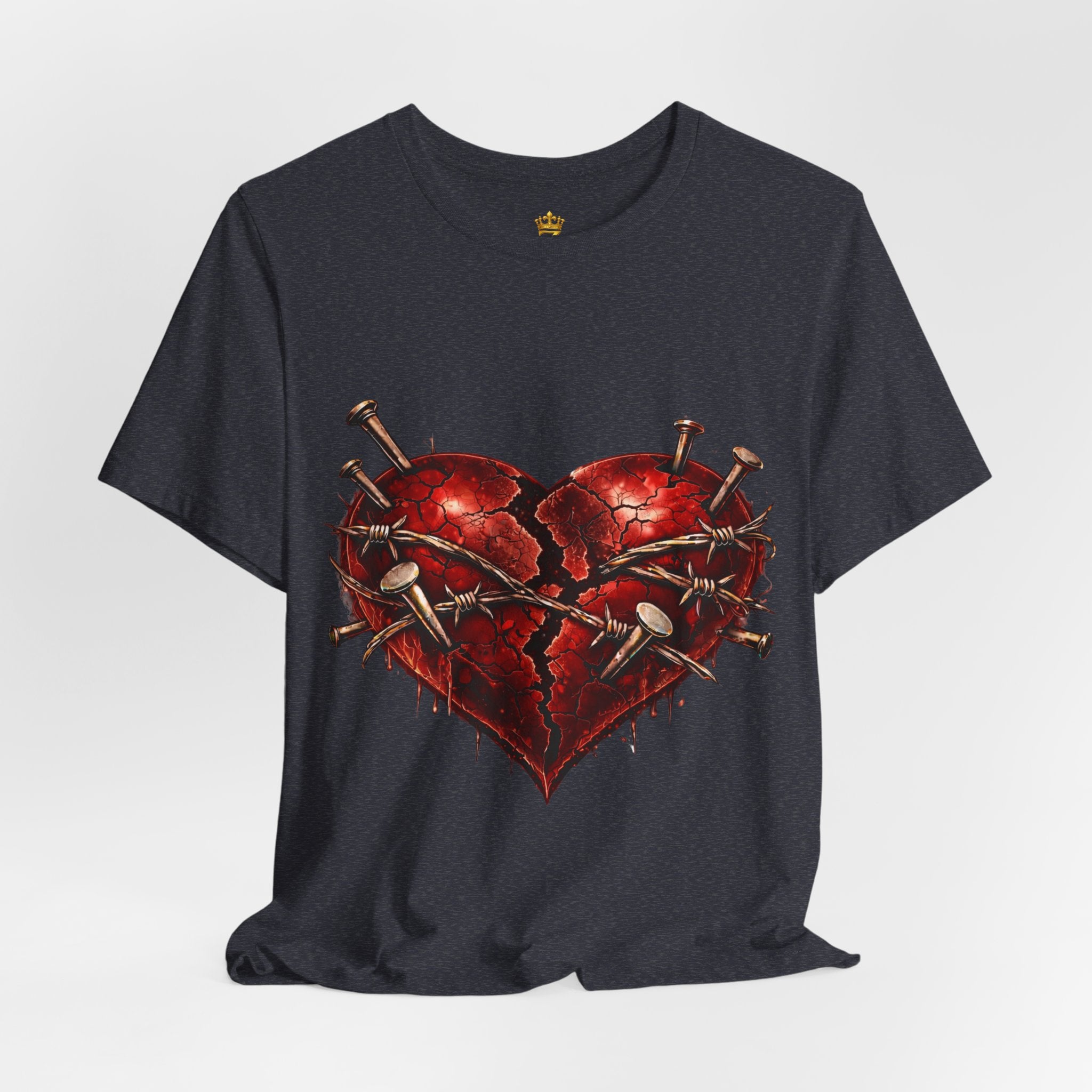 Red Heart T-Shirt (Discipline Over Emotions)