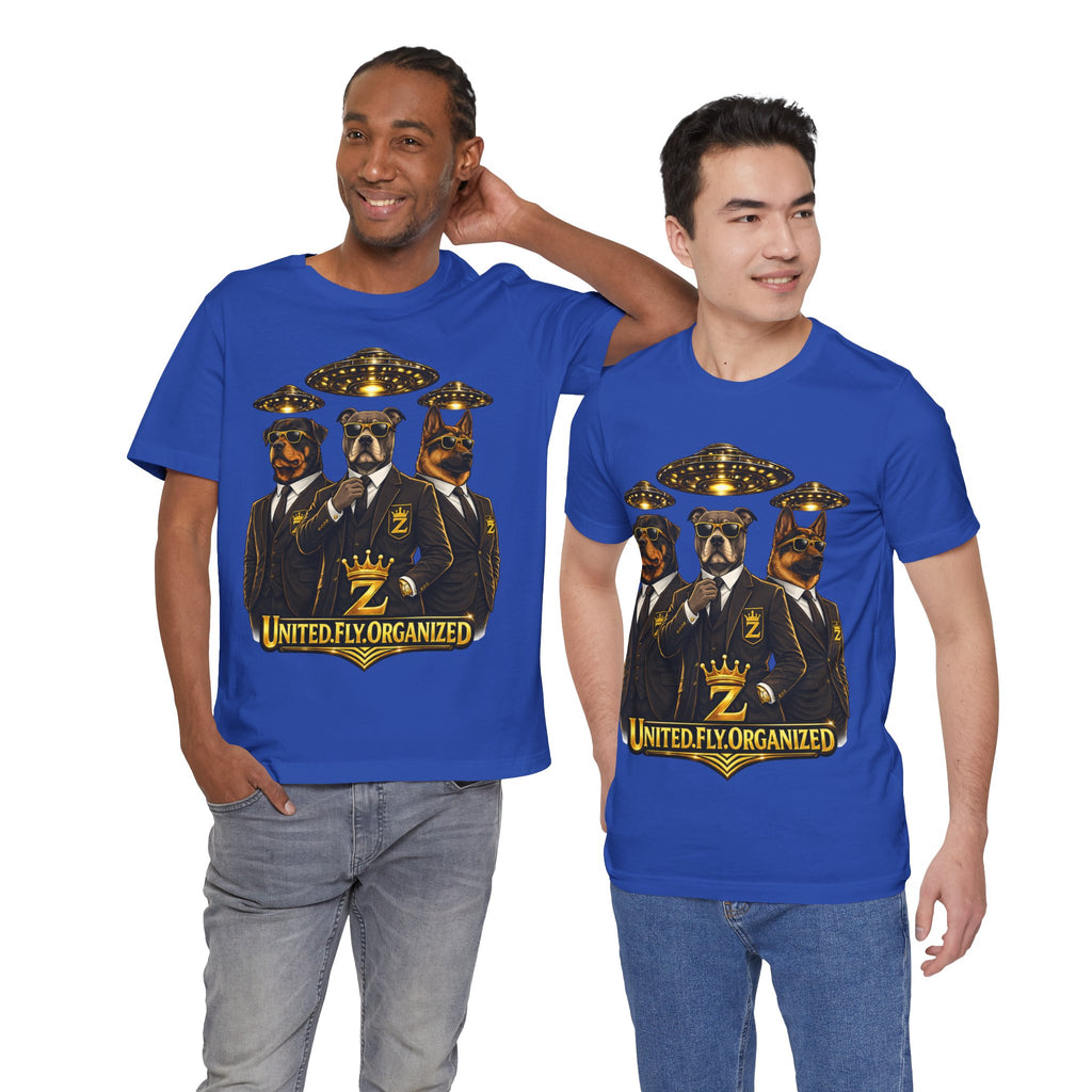COMING SOON... United. Fly. Organized. Graphic Tee (Gold) Printify