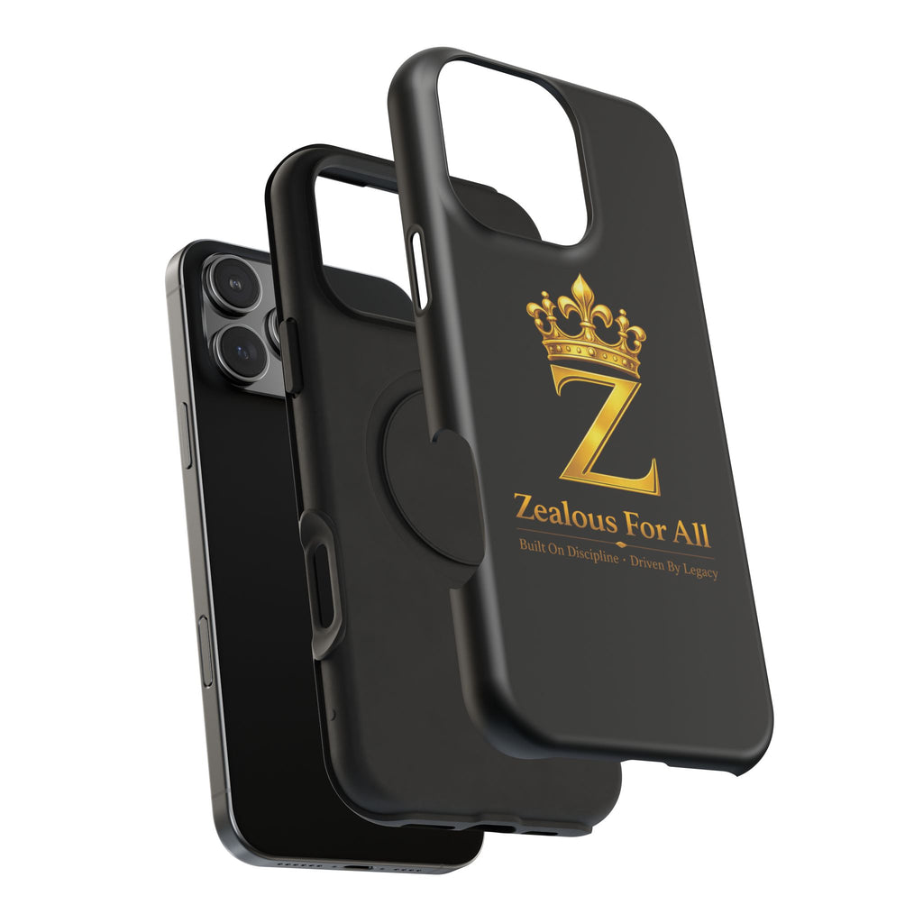 ZFA Phone Case  — "Zealous For All" Gold Crown Impact-Resistant Case Printify