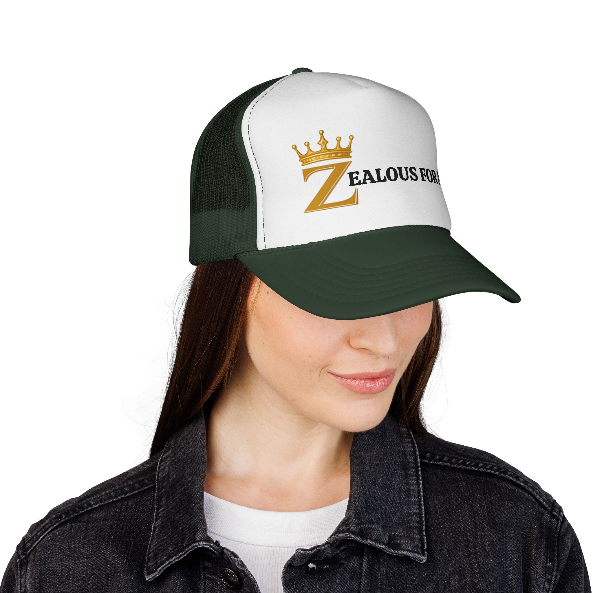 Zealous For All Trucker Caps Printify