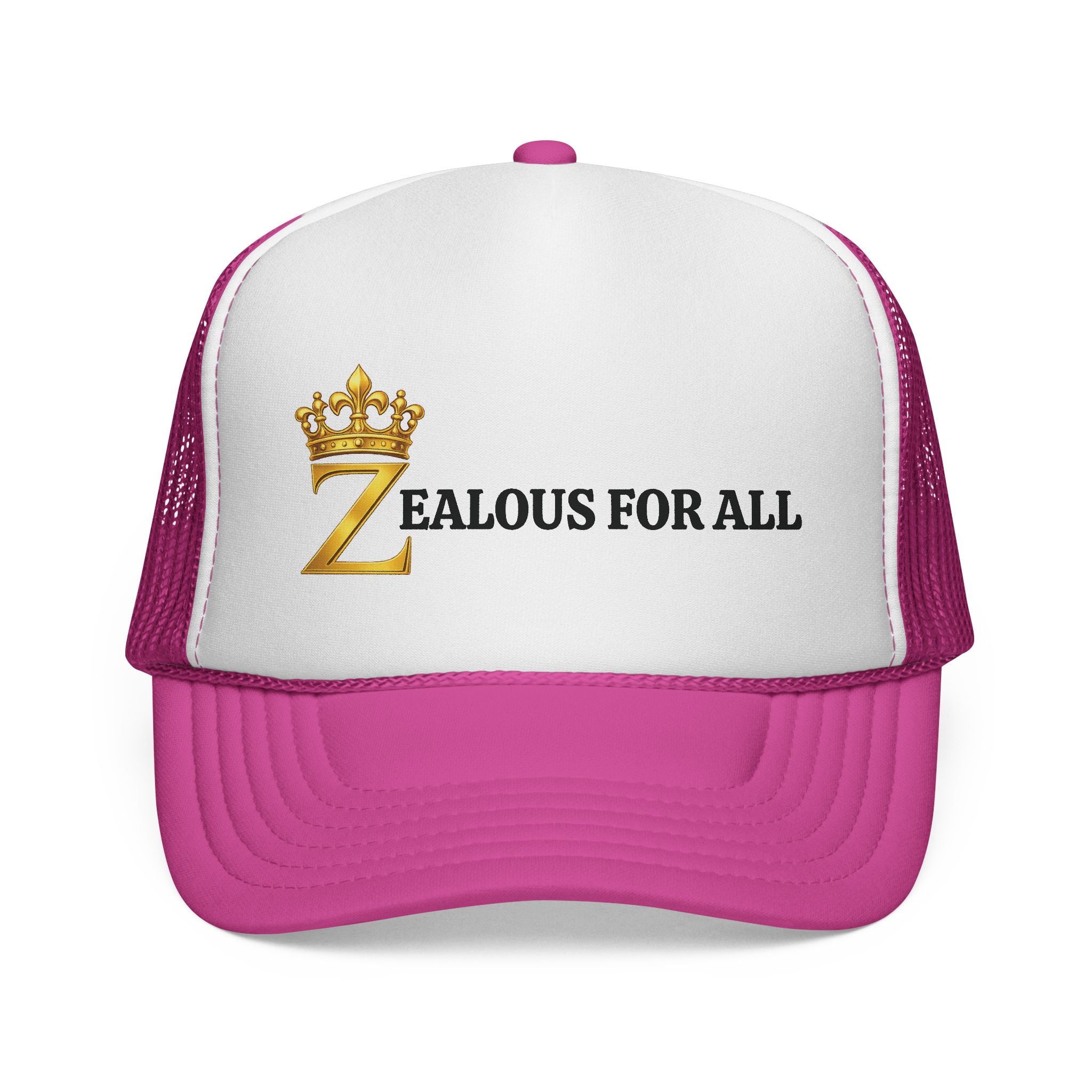 Zealous For All Trucker Caps Printify