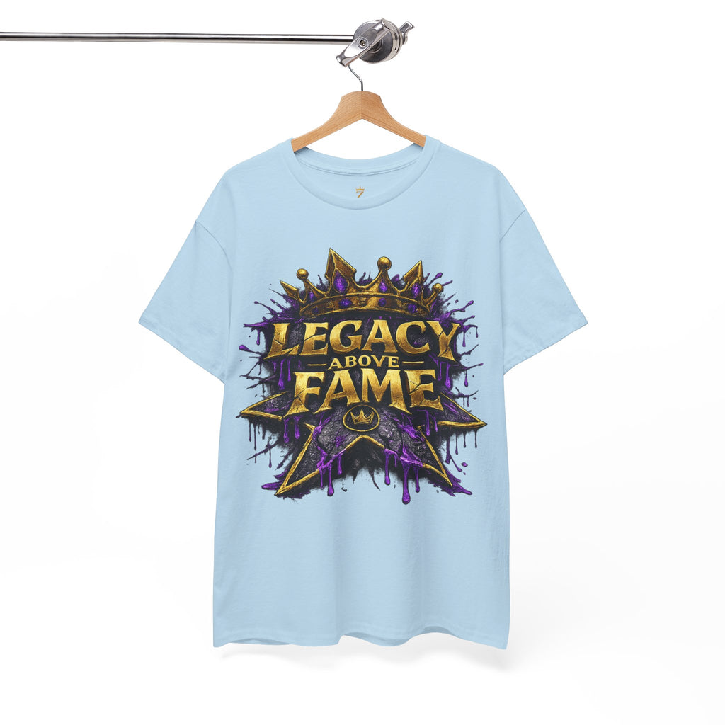 Adult Legacy Above Fame Graphic T-Shirt (Purple Drip) - Zealous For All
