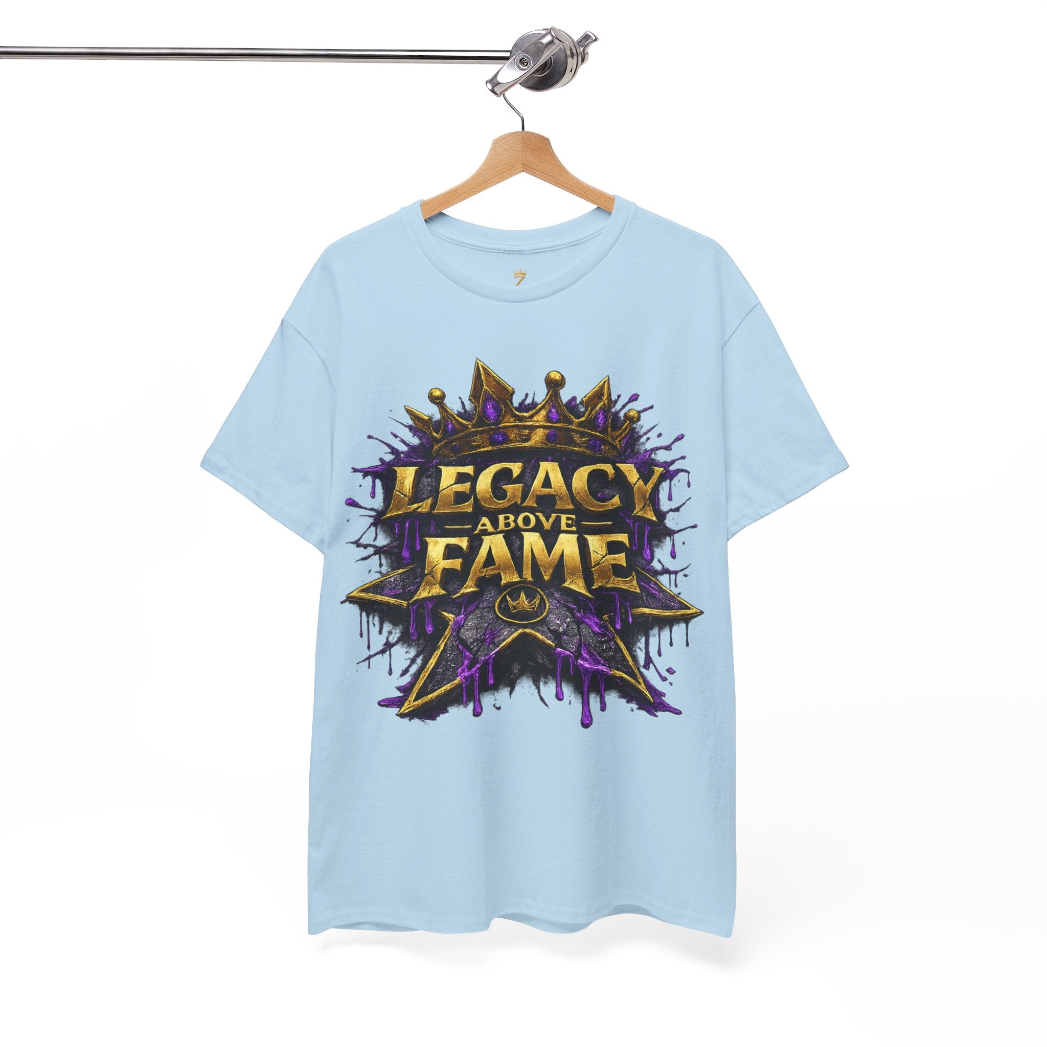 Adult Legacy Above Fame Graphic T-Shirt (Purple Drip) - Zealous For All