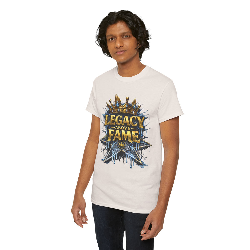 Adult Legacy Above Fame Graphic T-Shirt (Icy Blue Drip) - Zealous For All