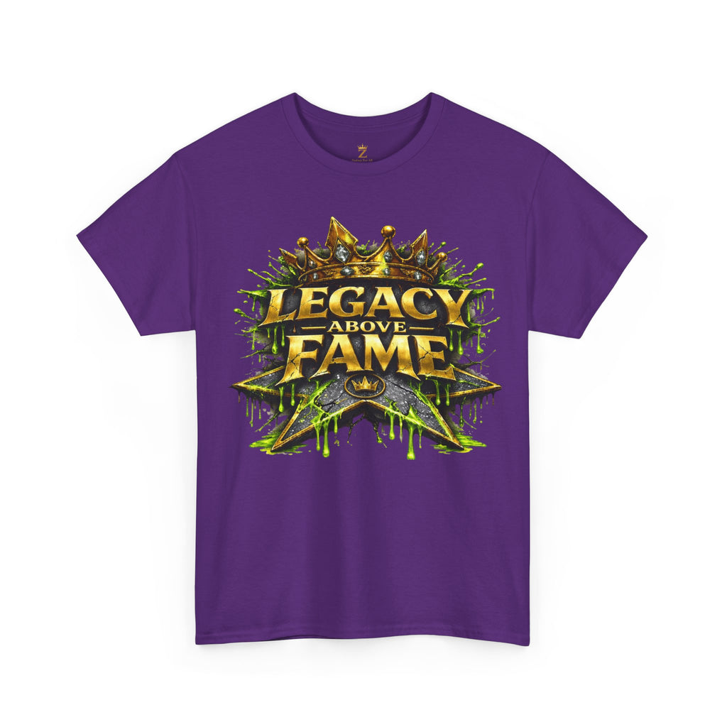Adult Legacy Above Fame Graphic T-Shirt (Lime Green Drip) - Zealous For All