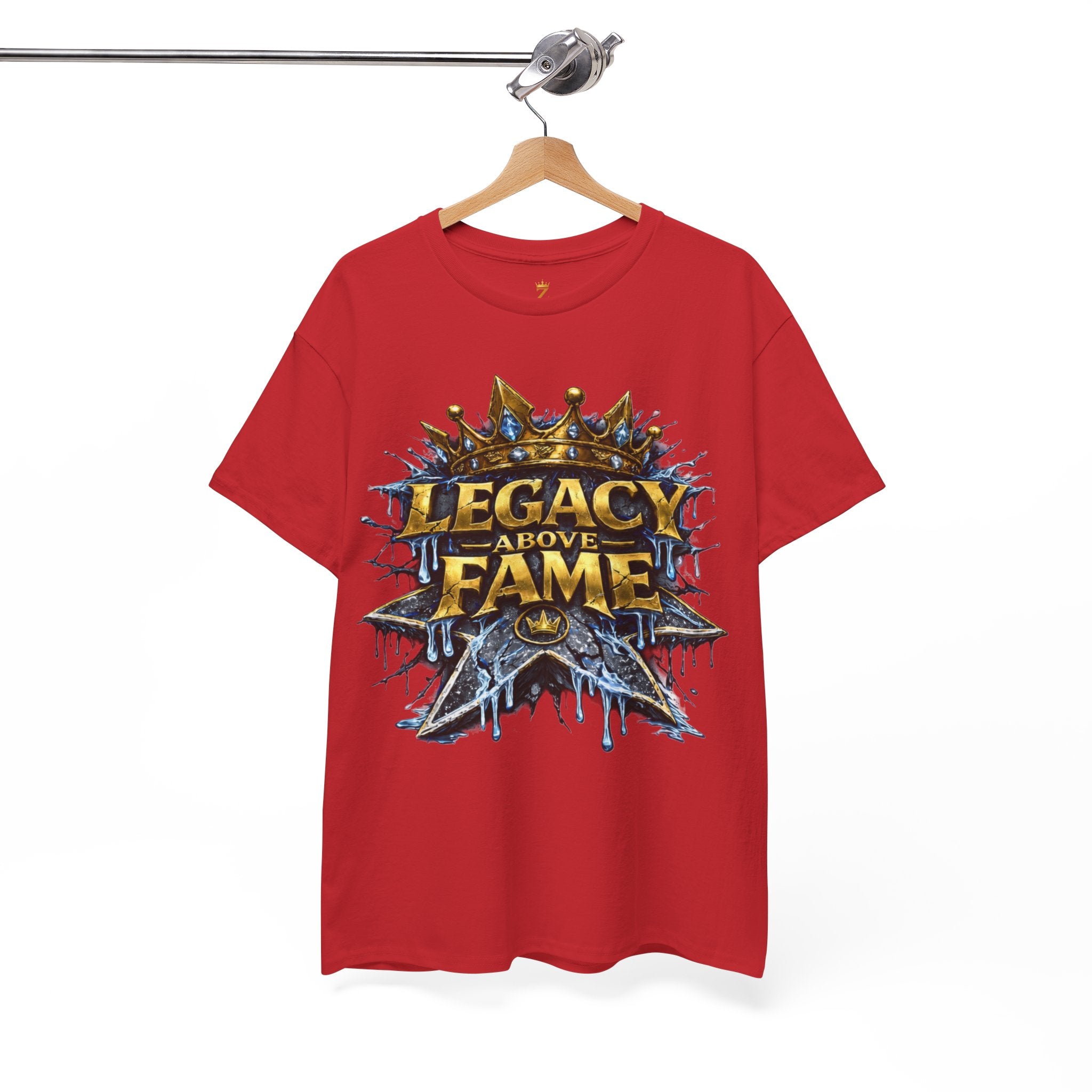 Adult Legacy Above Fame Graphic T-Shirt (Icy Blue Drip) - Zealous For All