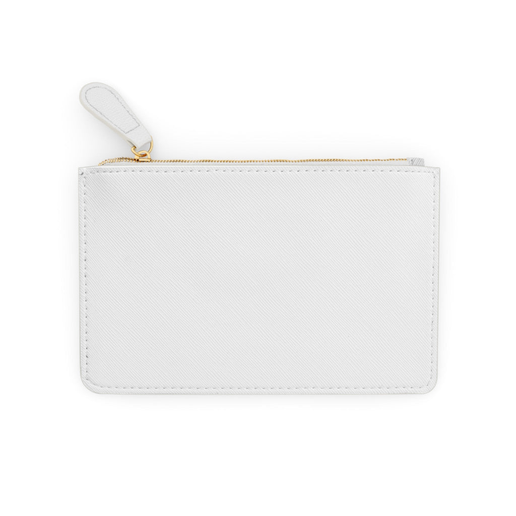 ZFA Clutch Bag — 'Zealous For All' Gold Crown Logo Leather Wristlet Printify