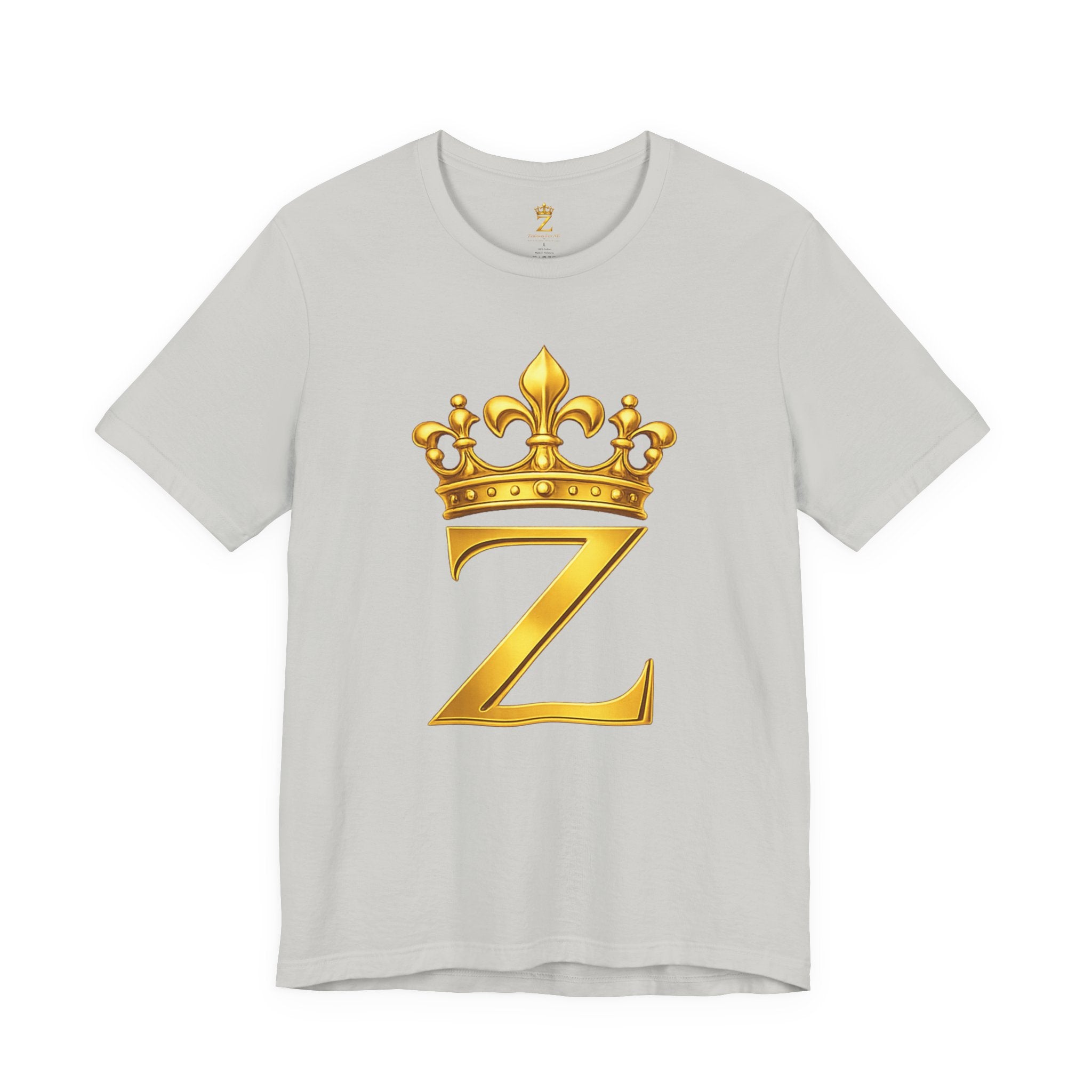 Unisex "Z" T-Shirt (Gold Logo) Printify