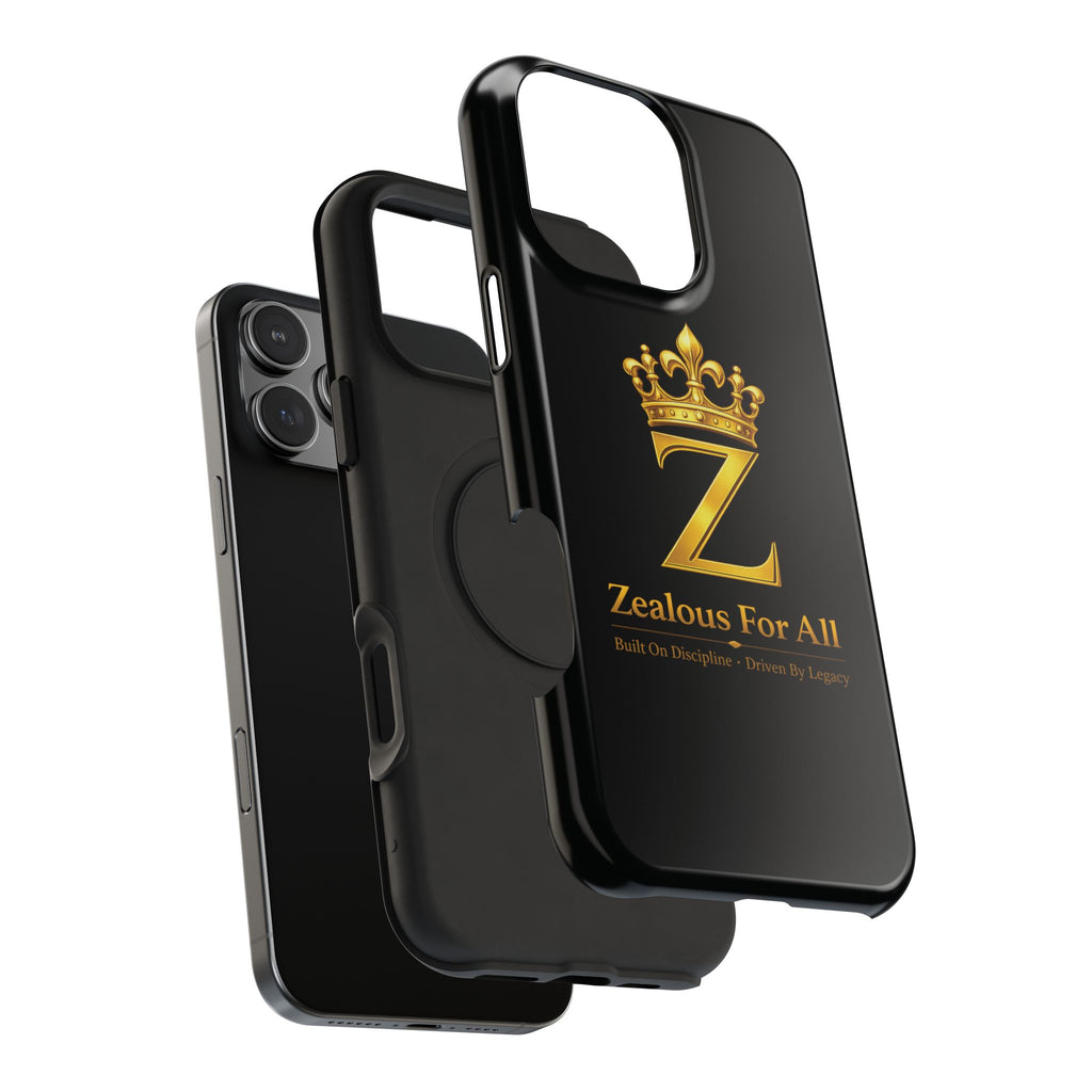 ZFA Phone Case  — "Zealous For All" Gold Crown Impact-Resistant Case Printify