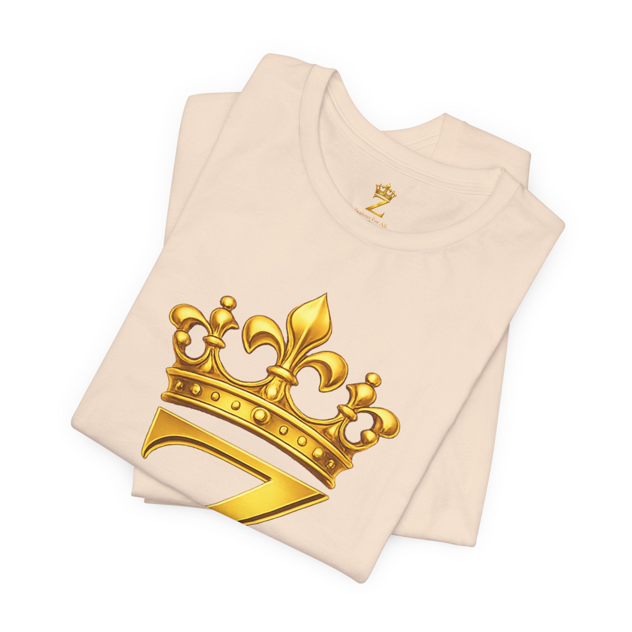 Unisex "Z" T-Shirt (Gold Logo) Printify