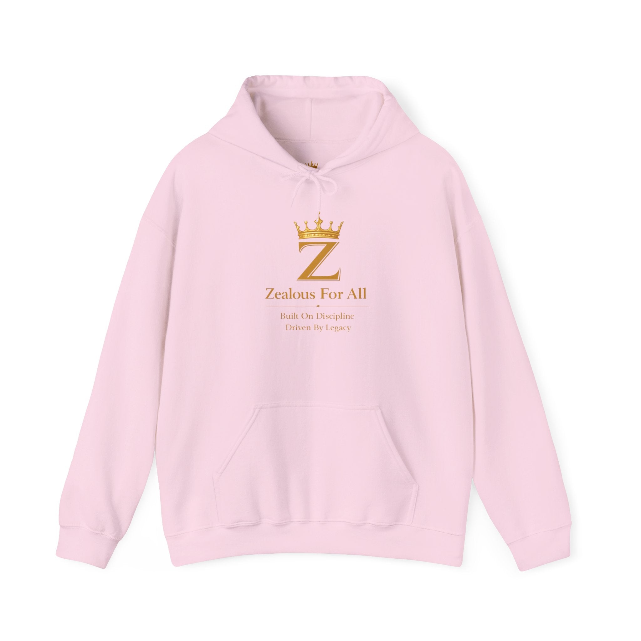 Zealous For All Hoodie — Gold Logo - Zealous For All