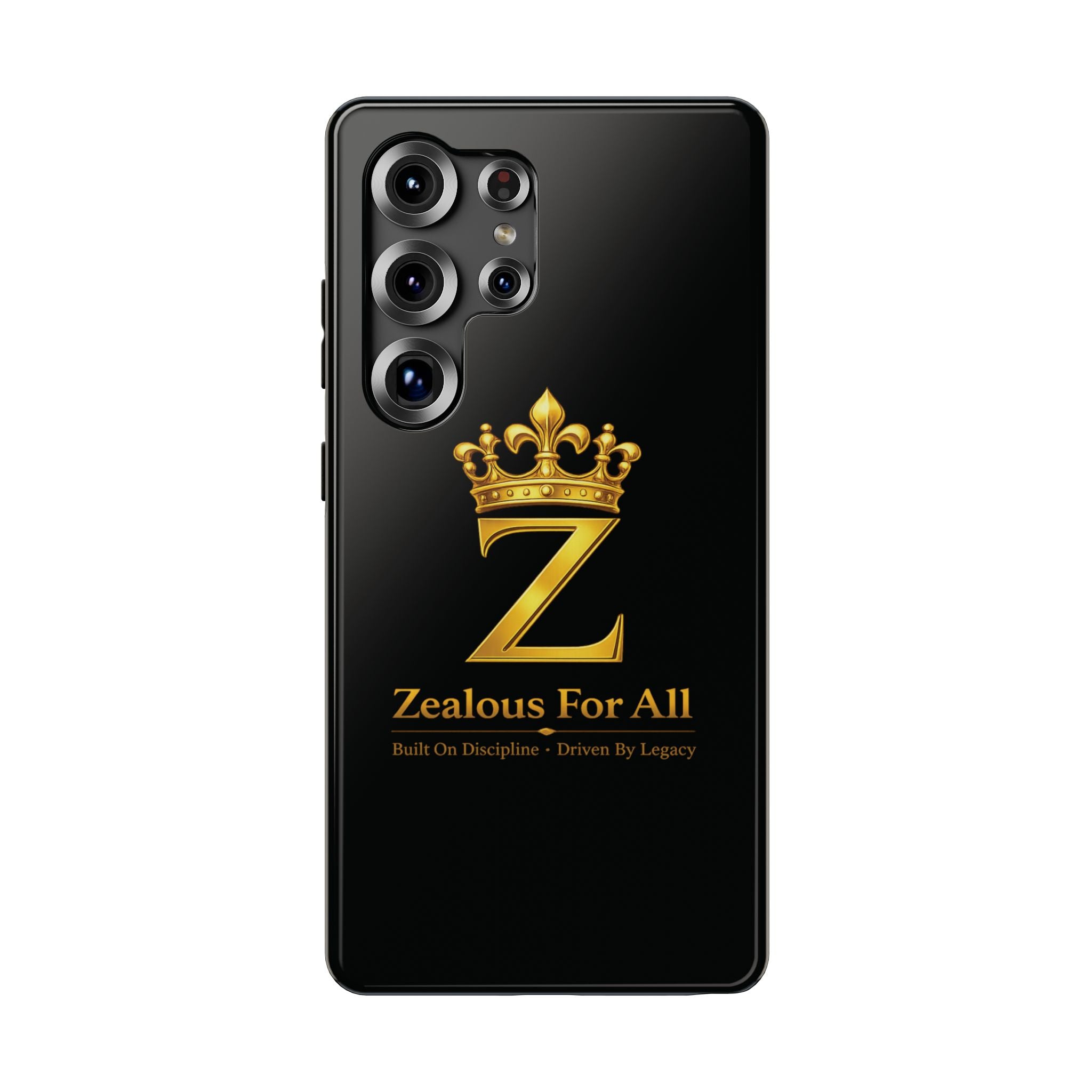 ZFA Phone Case  — "Zealous For All" Gold Crown Impact-Resistant Case Printify