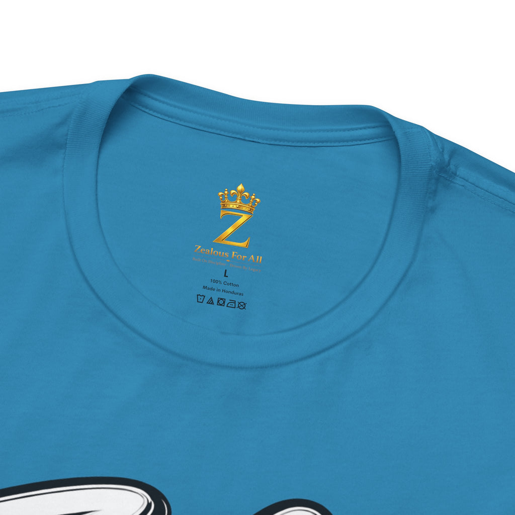 Zealous For All Graphic T-Shirt (White Logo) Printify