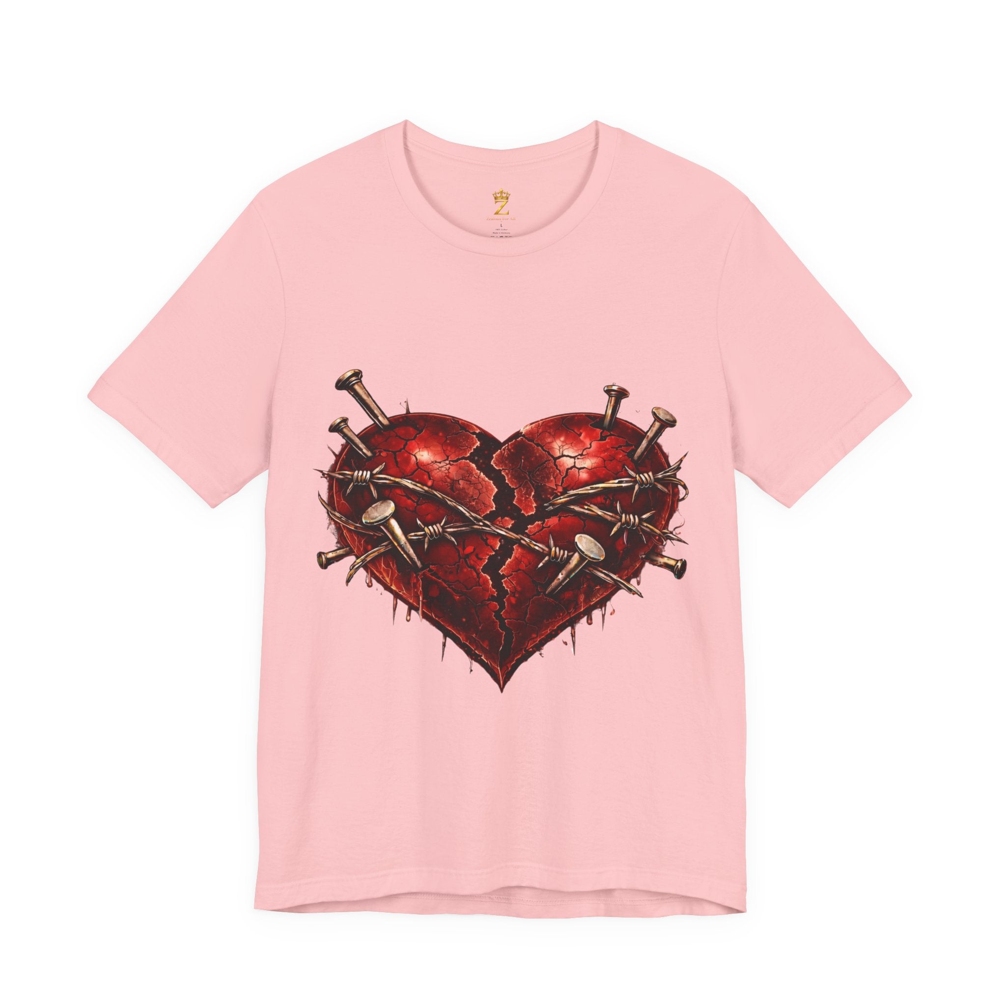 Red Heart T-Shirt (Discipline Over Emotions)
