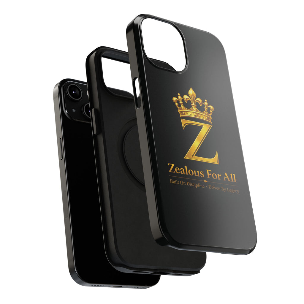 ZFA Phone Case  — "Zealous For All" Gold Crown Impact-Resistant Case Printify