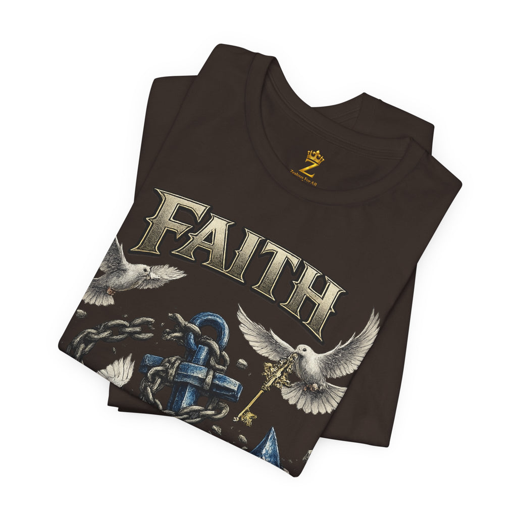Faith Prevails T‑Shirt (Blue Anchor) Printify