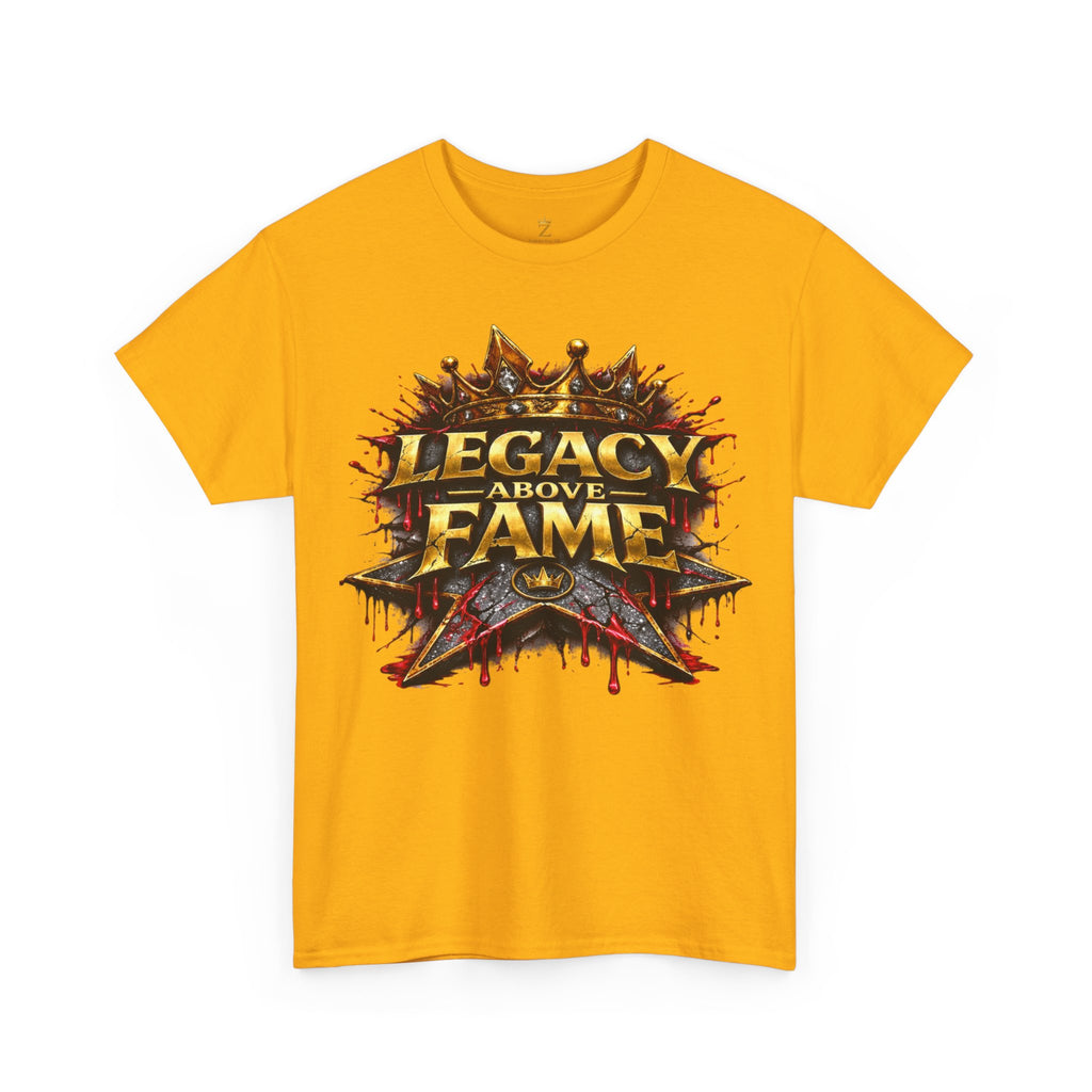 Adult Legacy Above Fame Graphic T-Shirt (Red Drip) - Zealous For All