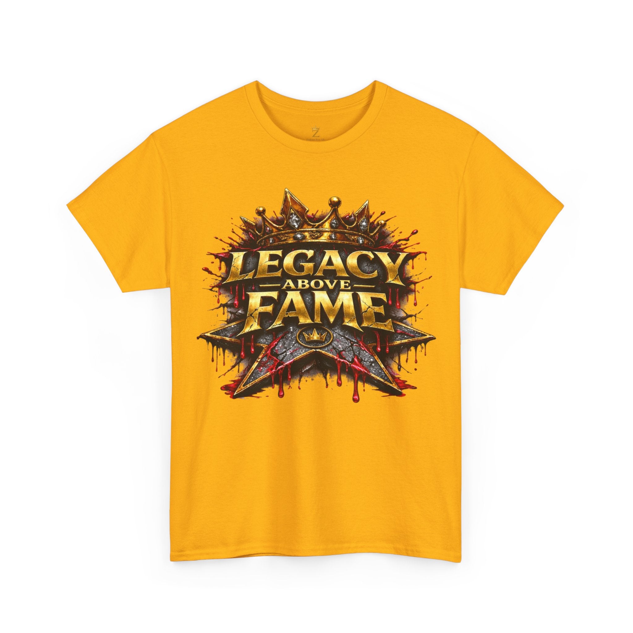 Adult Legacy Above Fame Graphic T-Shirt (Red Drip) - Zealous For All