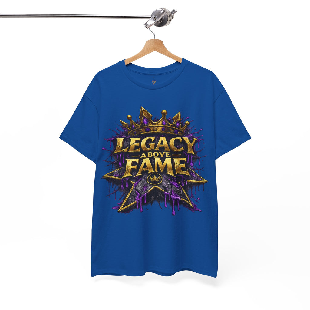 Adult Legacy Above Fame Graphic T-Shirt (Purple Drip) - Zealous For All
