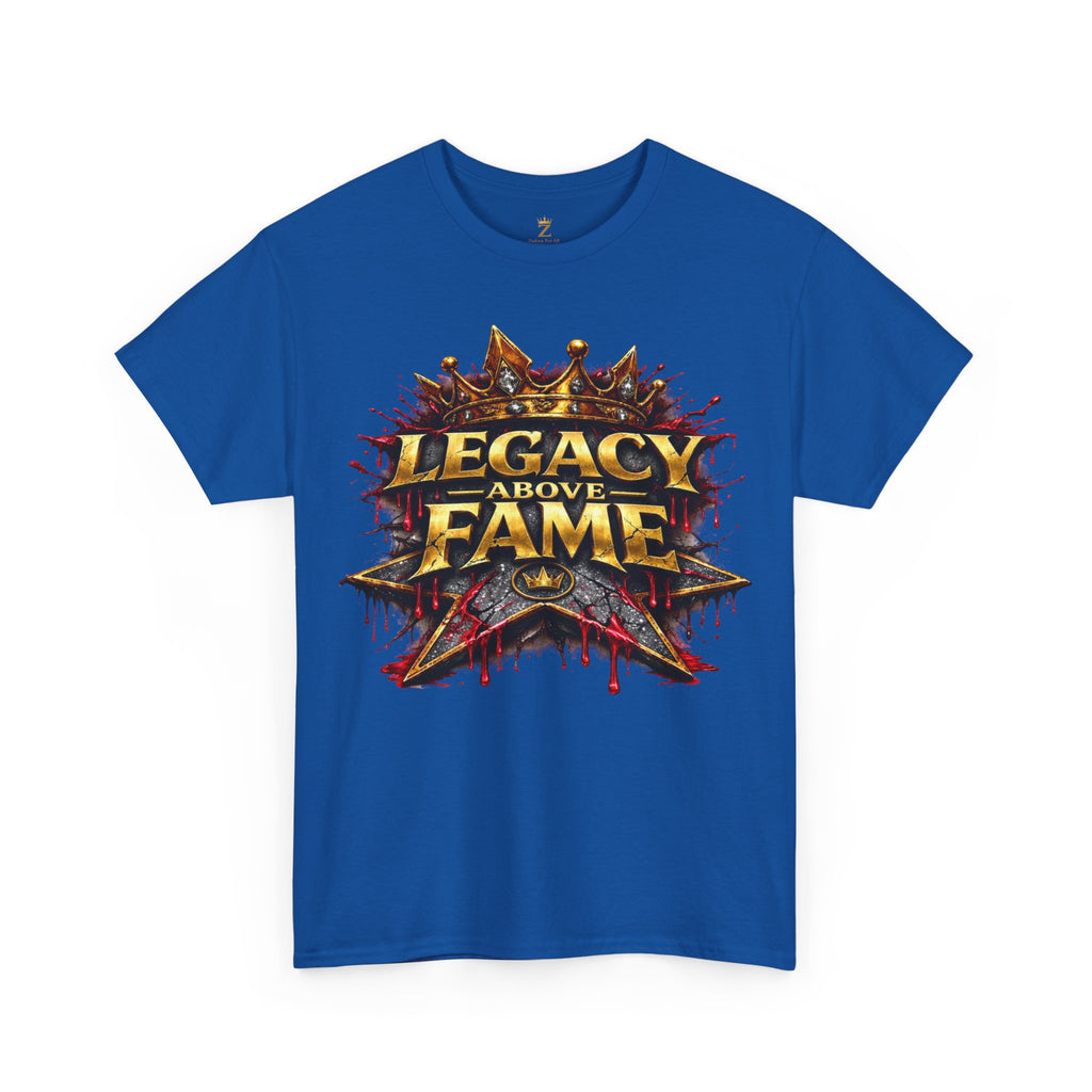 Adult Legacy Above Fame Graphic T-Shirt (Red Drip) - Zealous For All