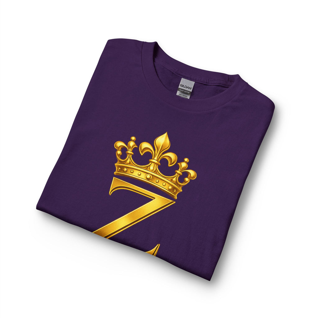 Long Sleeve Shirt — "Zealous For All" Gold Crown Logo, Printify