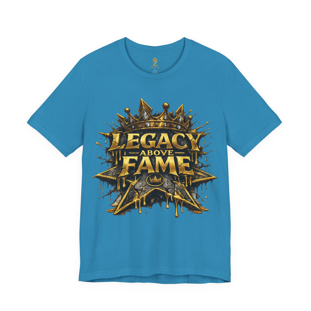 COMING SOON... Legacy Above Fame Graphic Tee (Gold Crown) Printify
