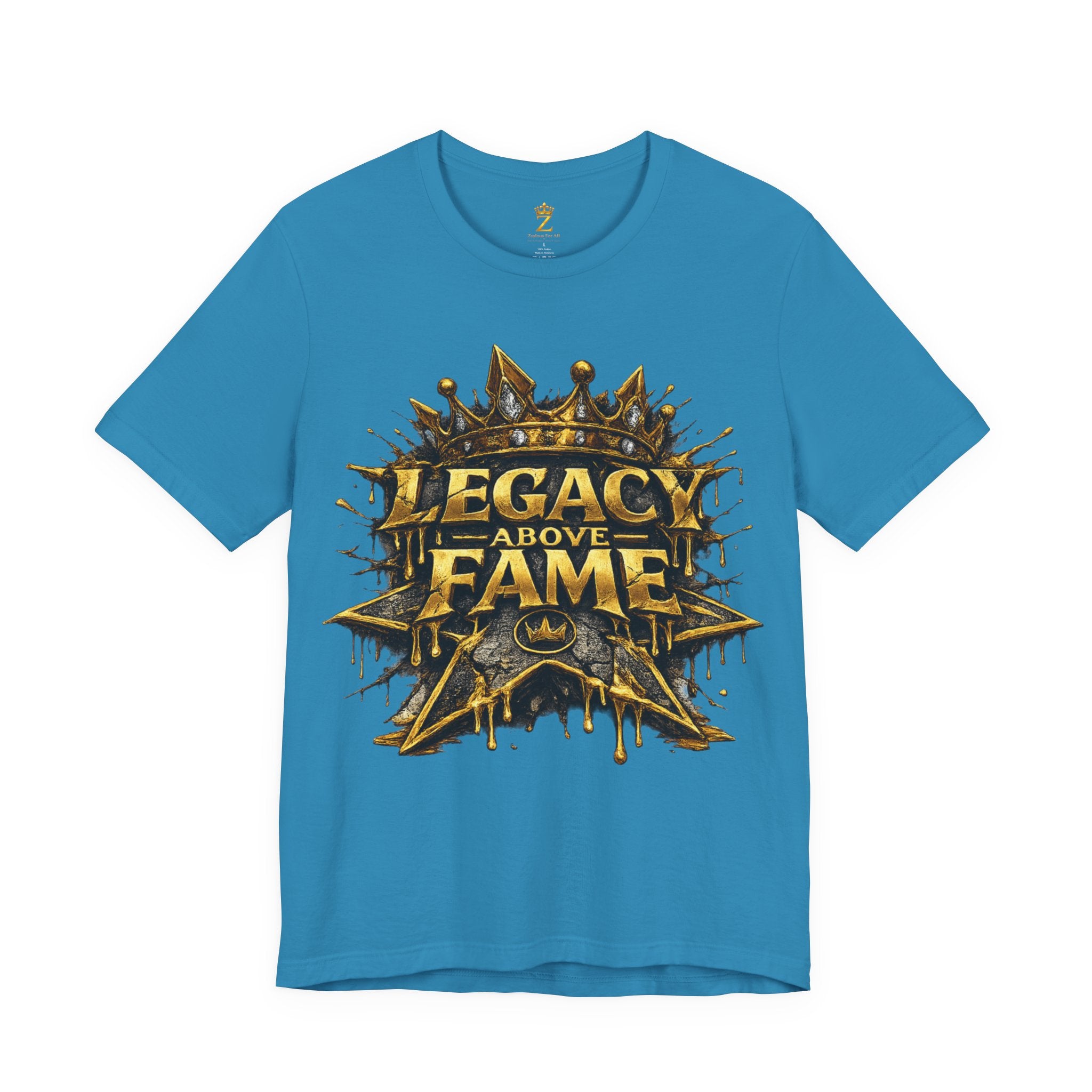 COMING SOON... Legacy Above Fame Graphic Tee (Gold Crown) Printify