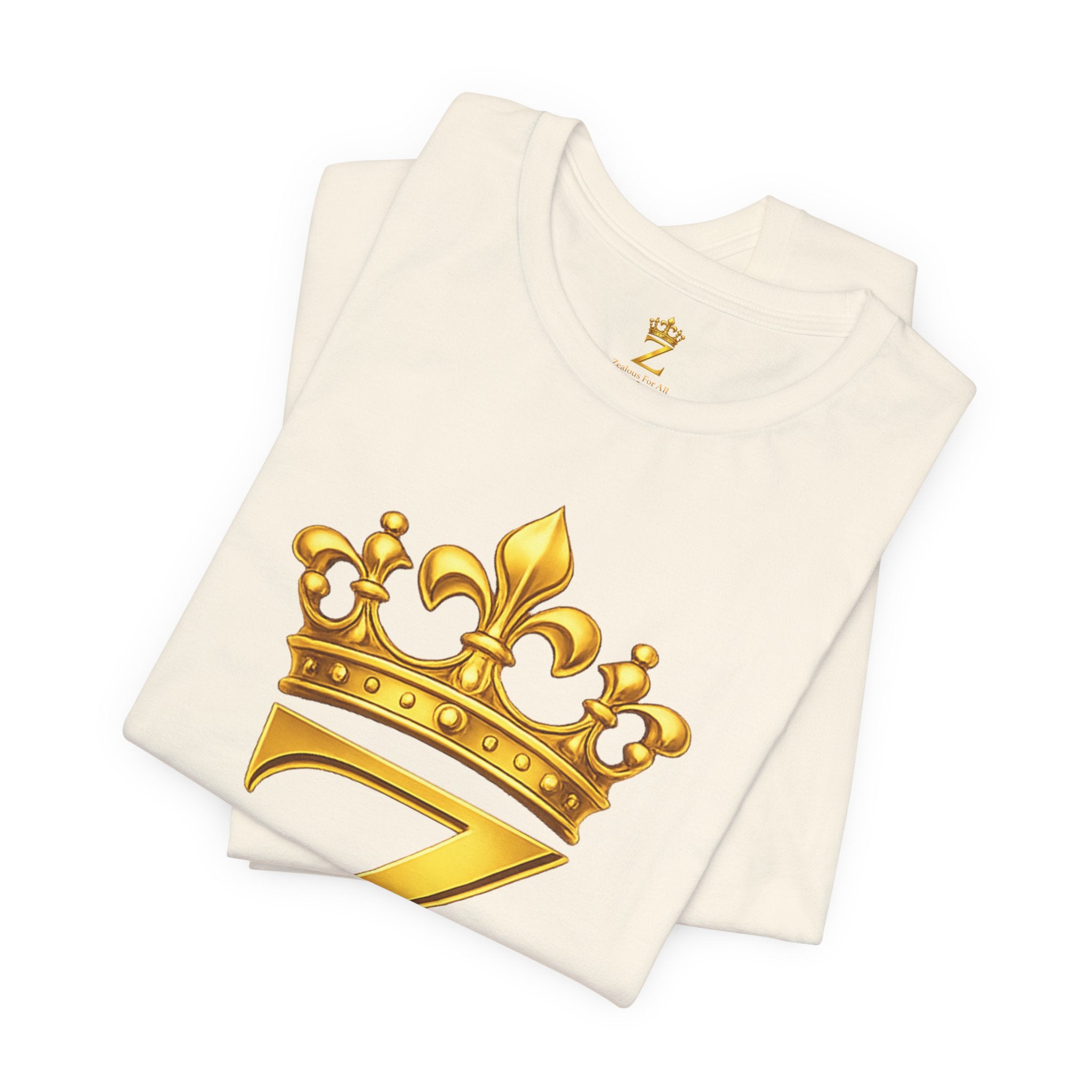 Unisex "Z" T-Shirt (Gold Logo) Printify