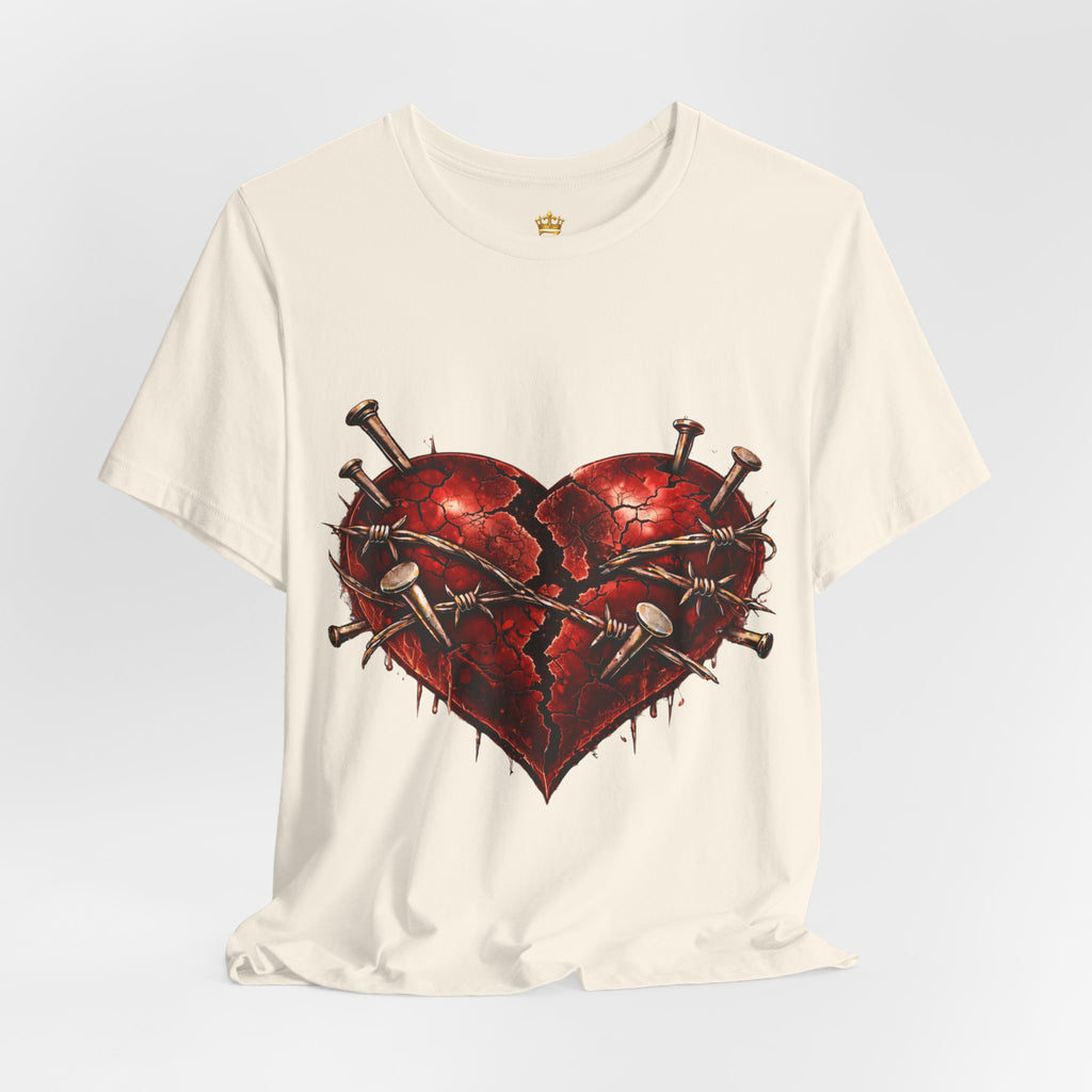 Red Heart T-Shirt (Discipline Over Emotions)