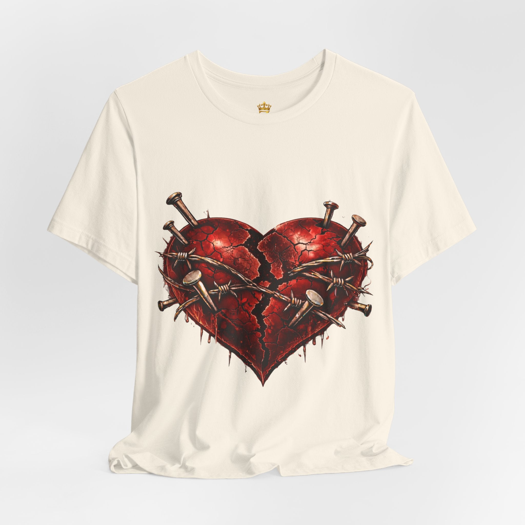 Red Heart T-Shirt (Discipline Over Emotions)