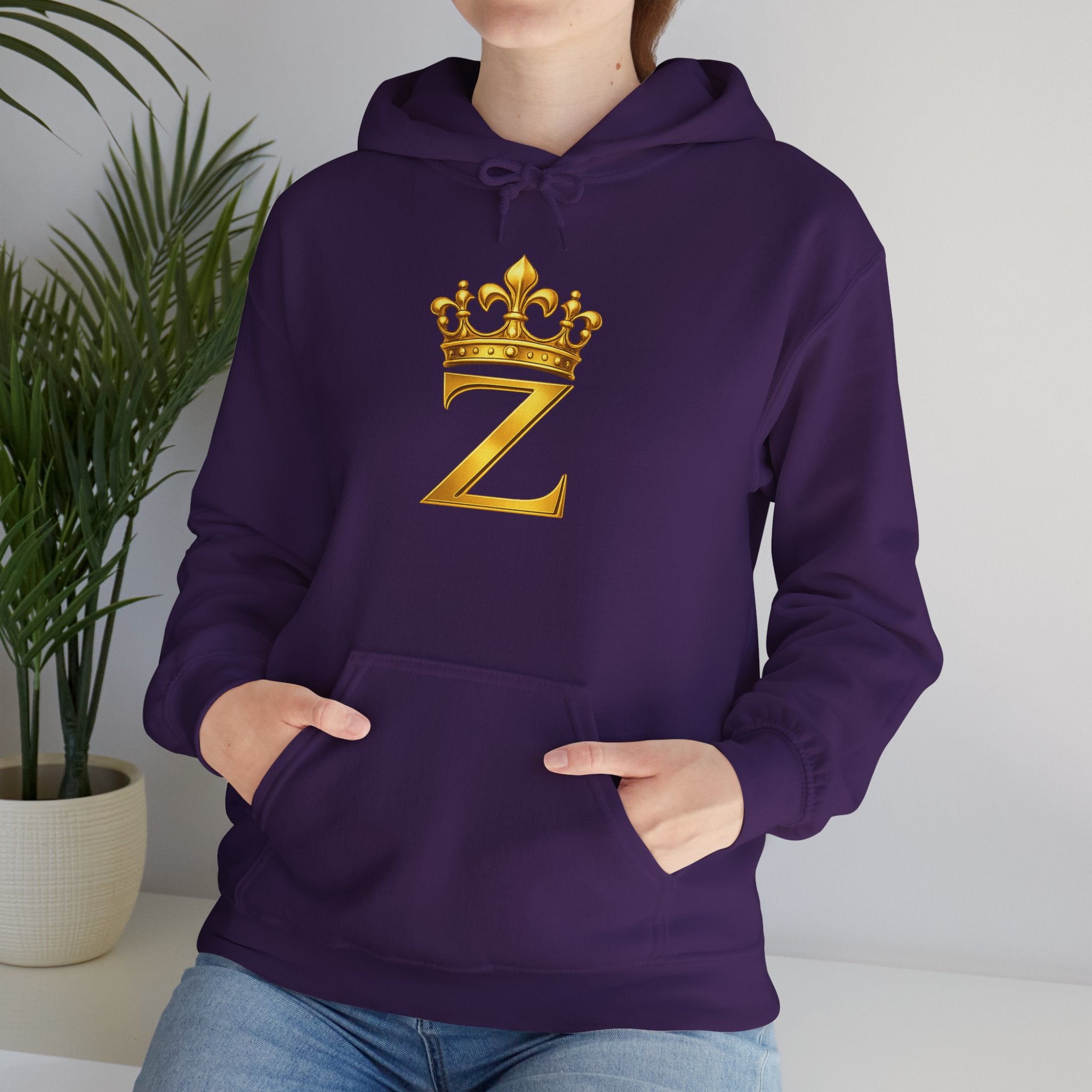 Zealous For All Hoodie — Gold Logo Printify