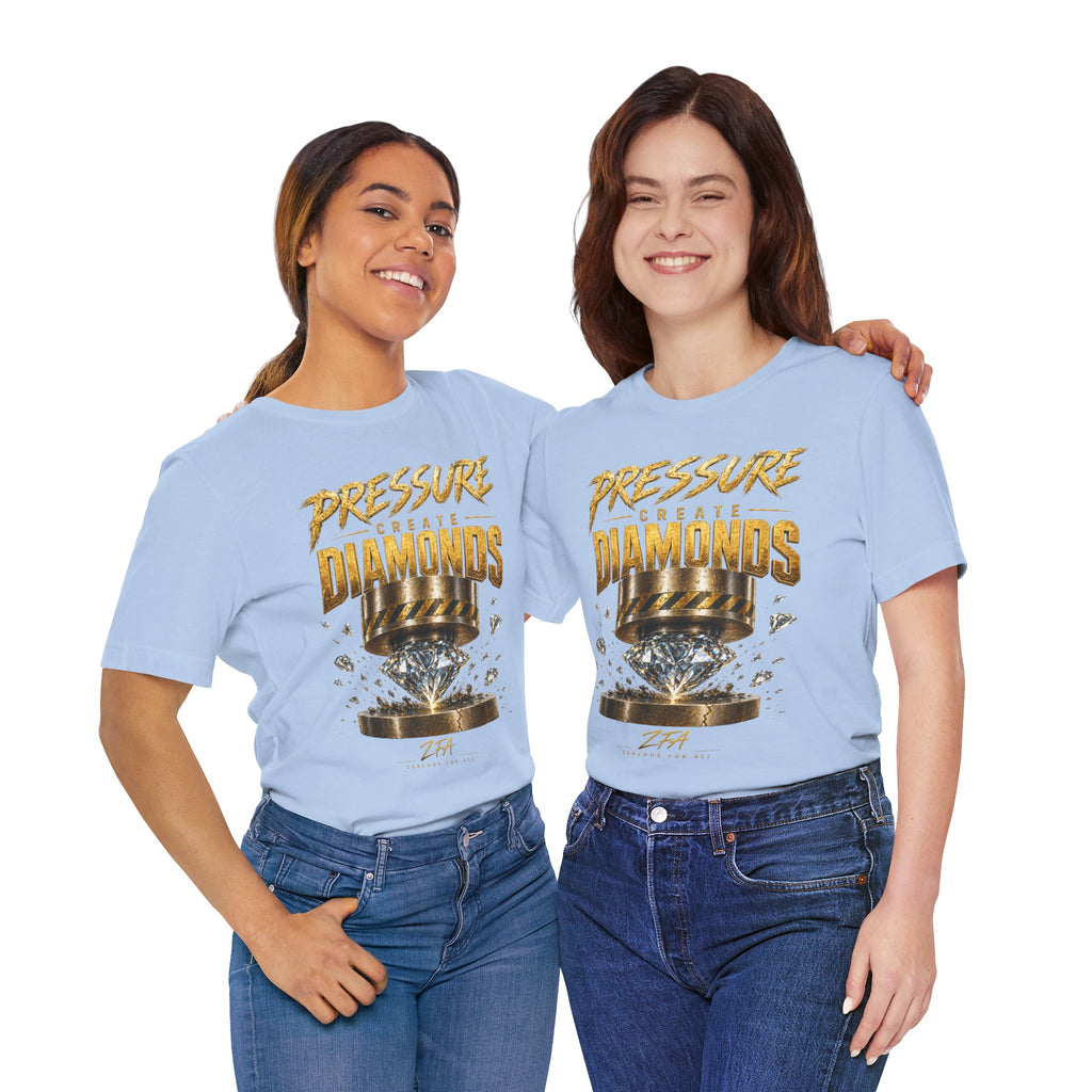 Pressure Create Diamonds T-Shirt — Motivational Graphic Tee
