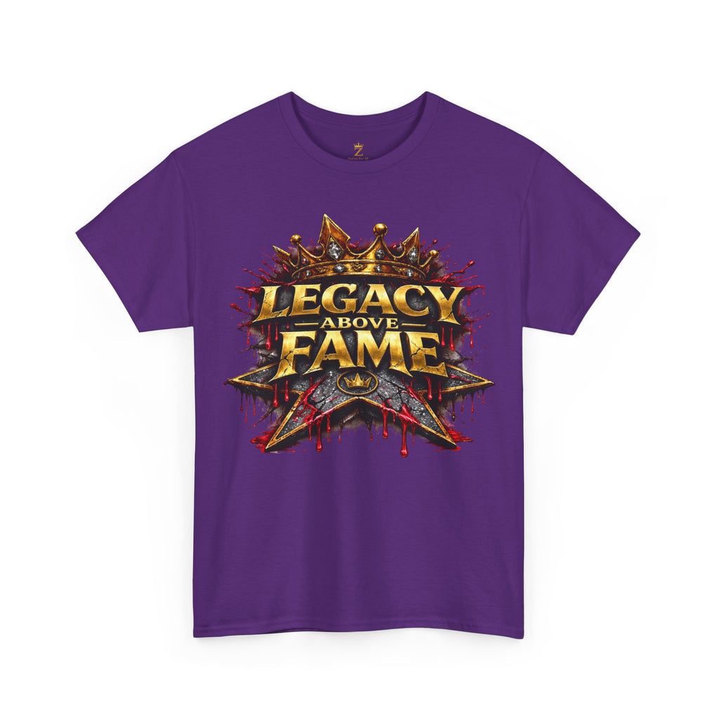 Adult Legacy Above Fame Graphic T-Shirt (Red Drip) - Zealous For All