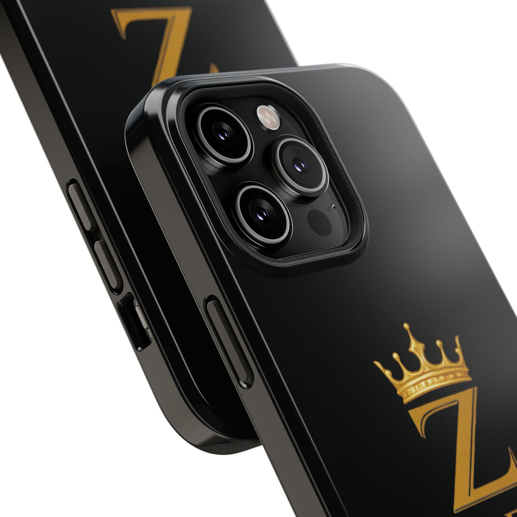 Phone Case — "Zealous For All" Gold Crown Impact-Resistant Case Printify