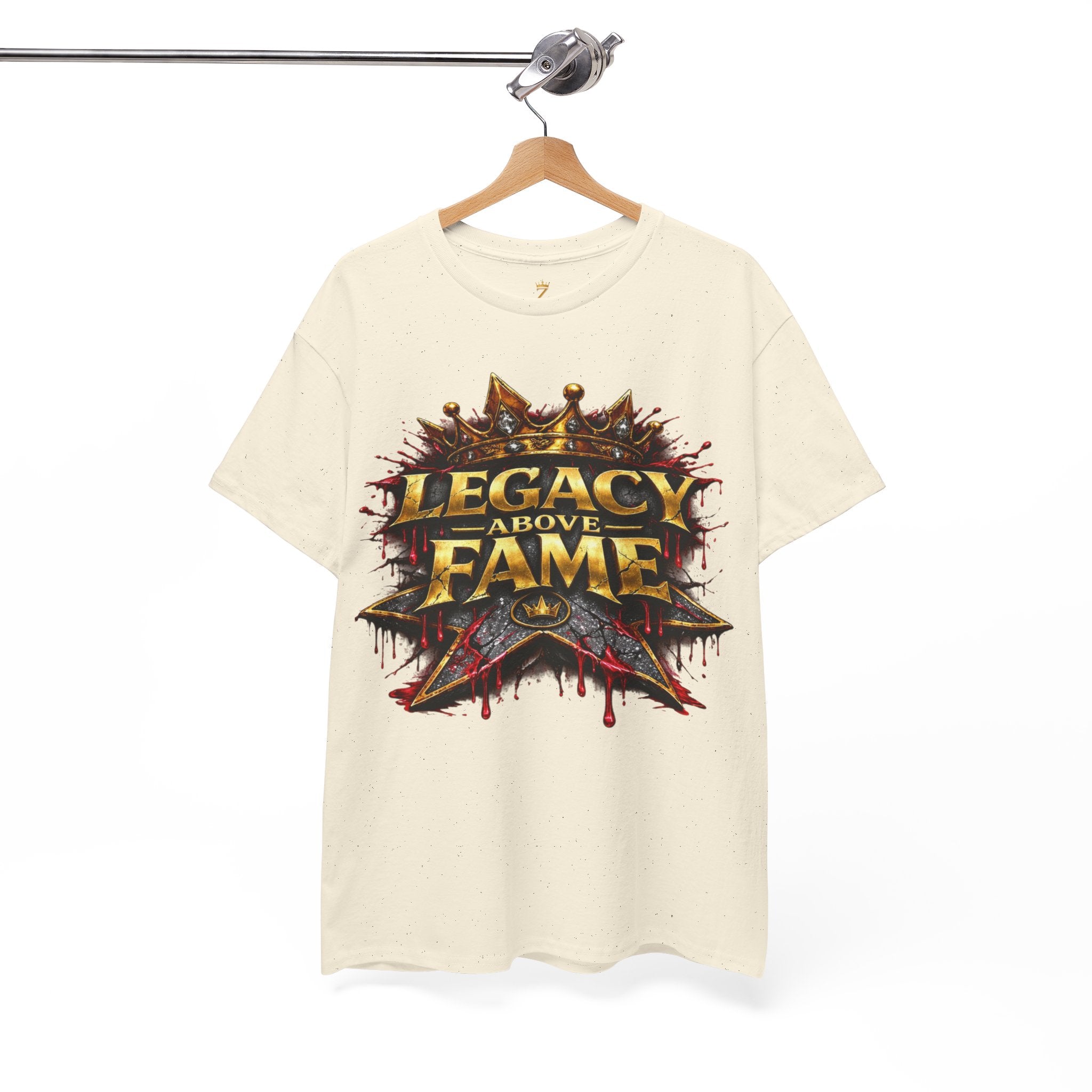 Adult Legacy Above Fame Graphic T-Shirt (Red Drip) - Zealous For All